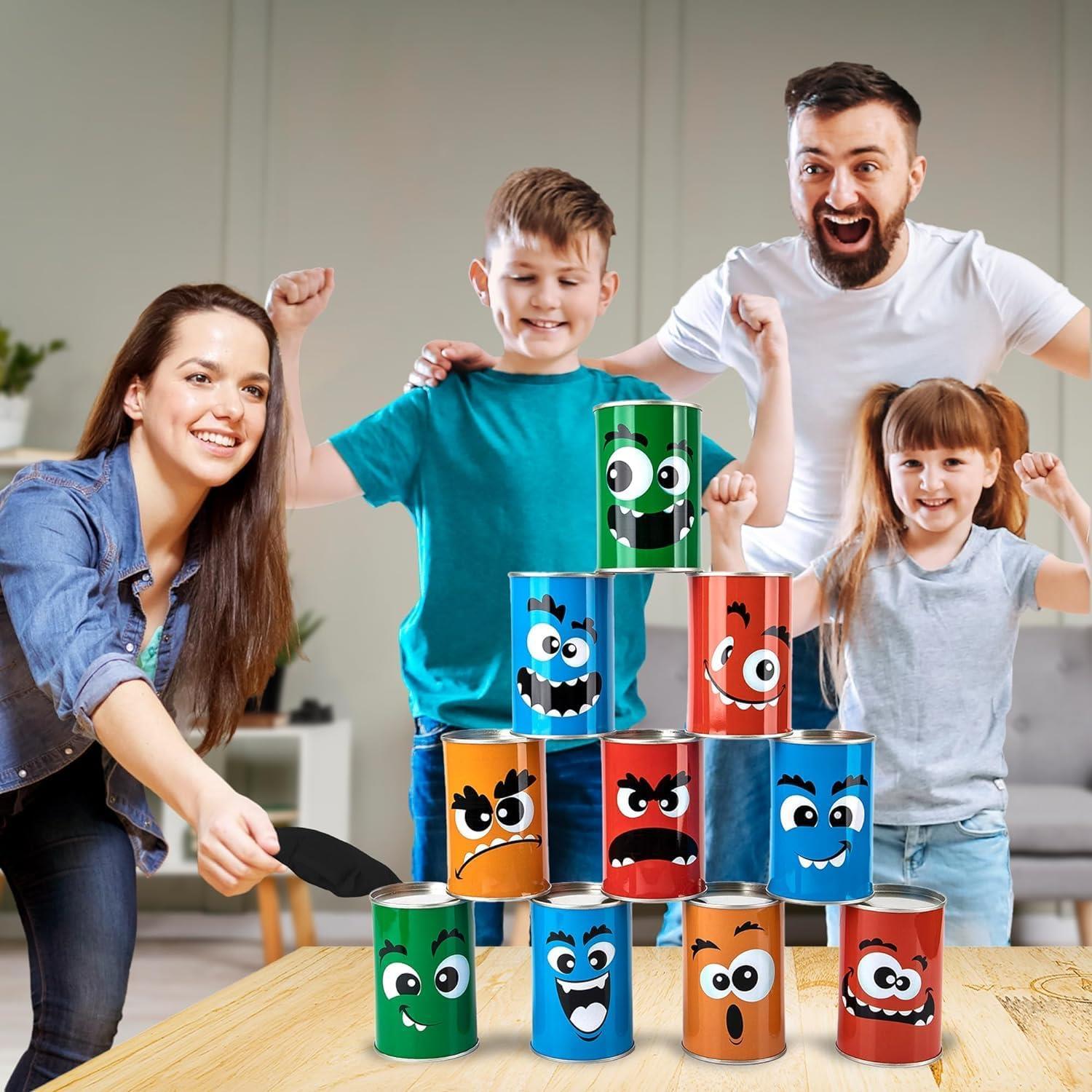 Tin Can Alley Bean Bag Toss Game by The Magic Toy Shop - The Magic Toy Shop