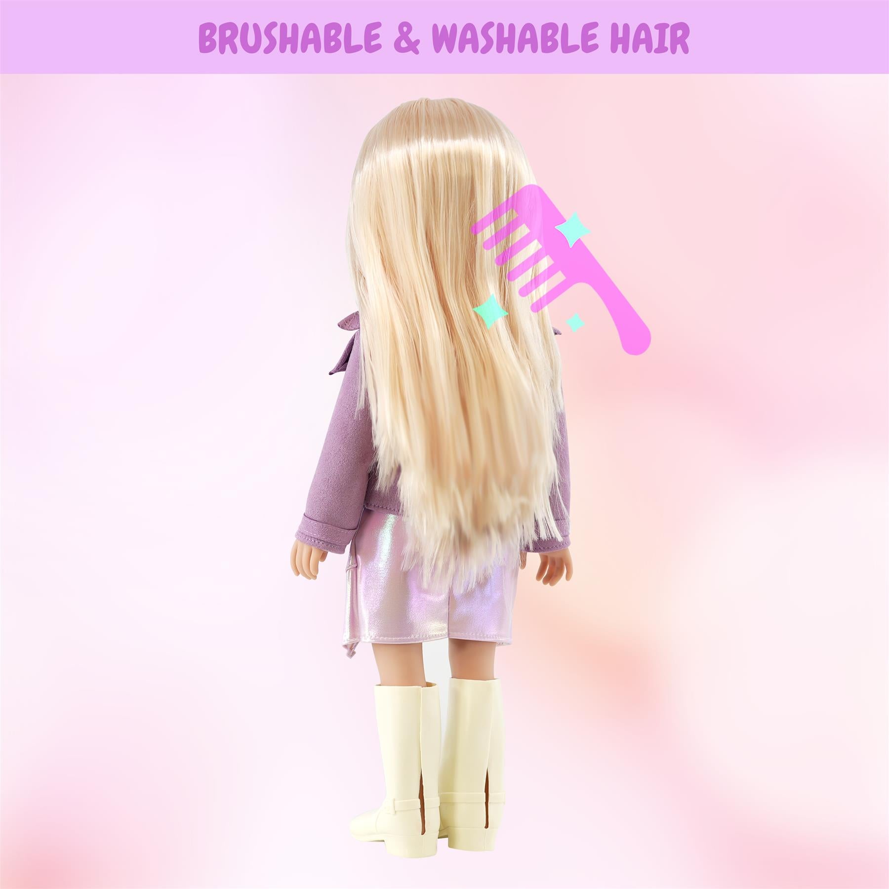 BiBi Fashion Doll "ASHLEY" (47 cm / 18") by BiBi Doll - The Magic Toy Shop