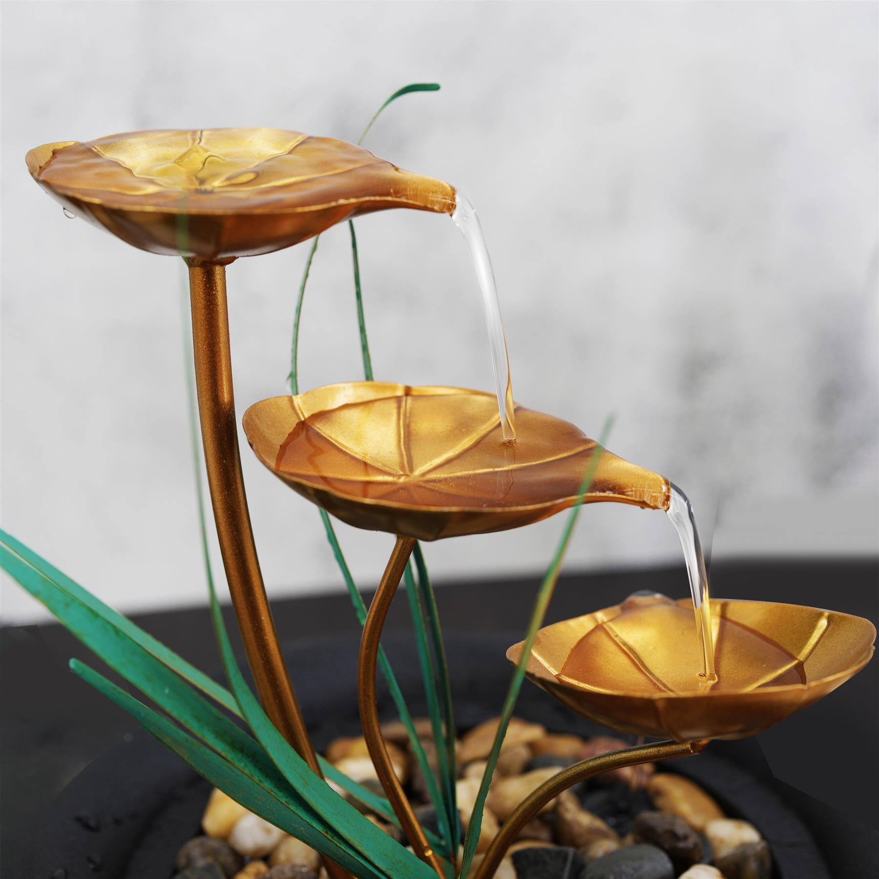 Lotus Water Feature Indoor With LED by GEEZY - The Magic Toy Shop