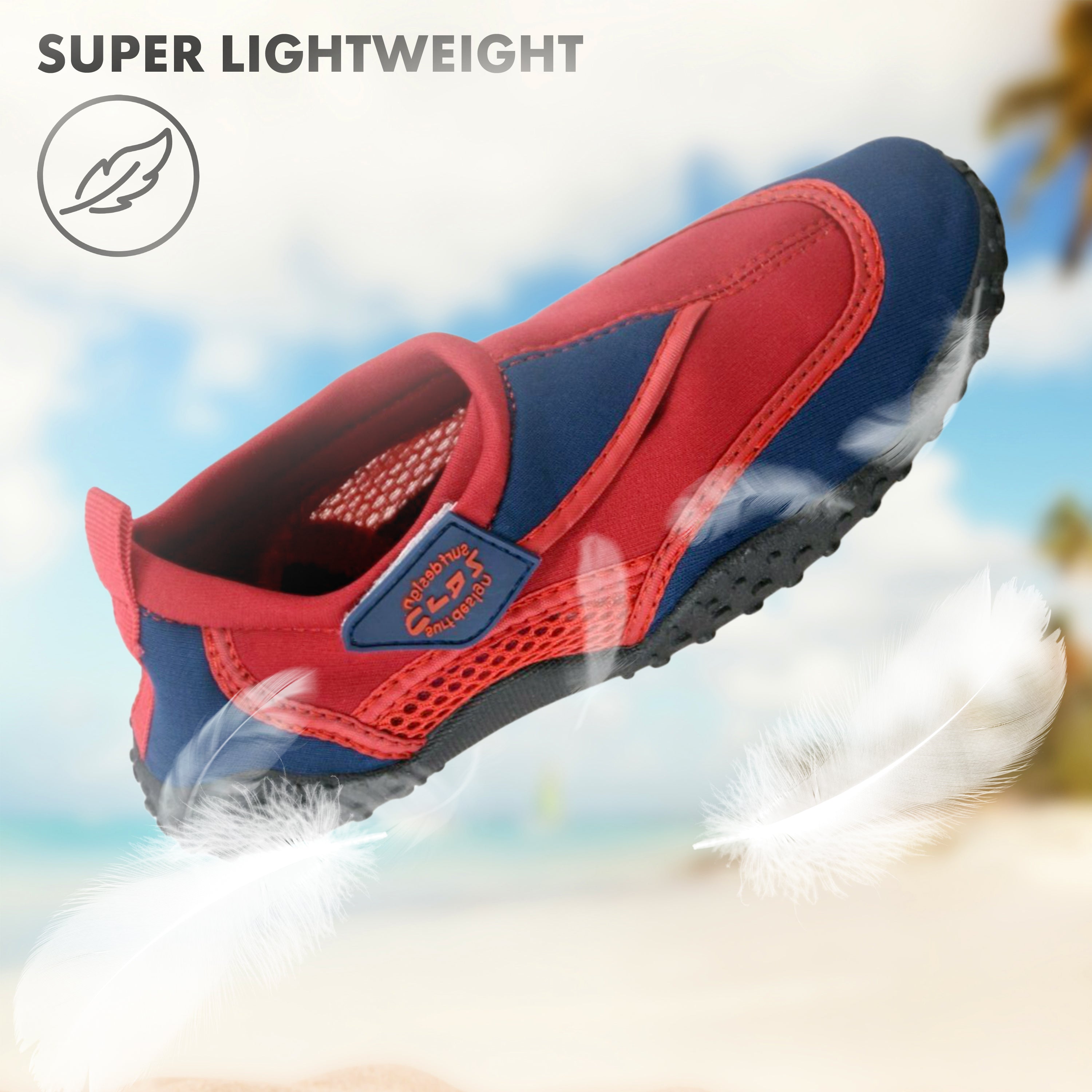 Red Neoprene Aqua Shoes by GEEZY - The Magic Toy Shop