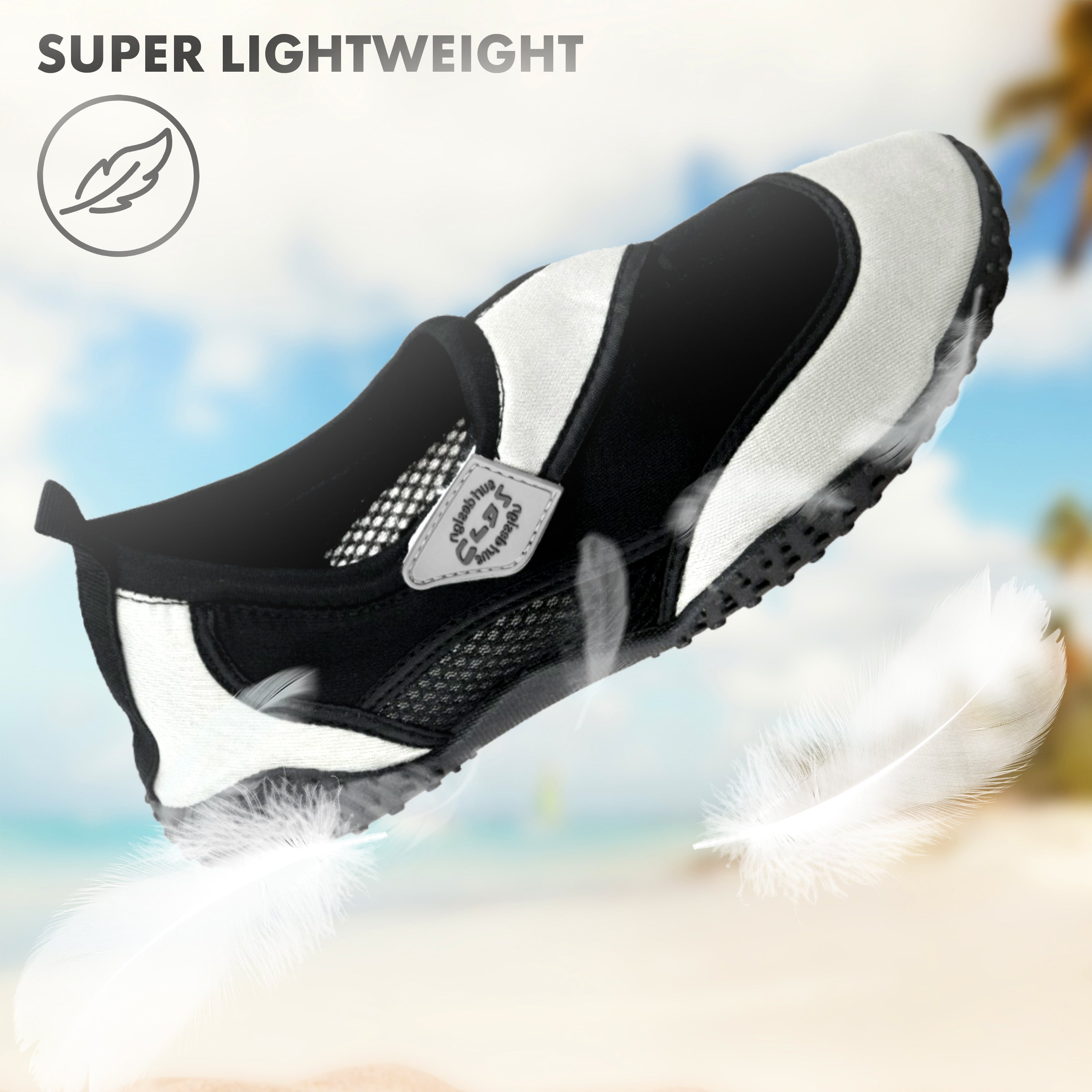 Grey Neoprene Aqua Shoes by GEEZY - The Magic Toy Shop