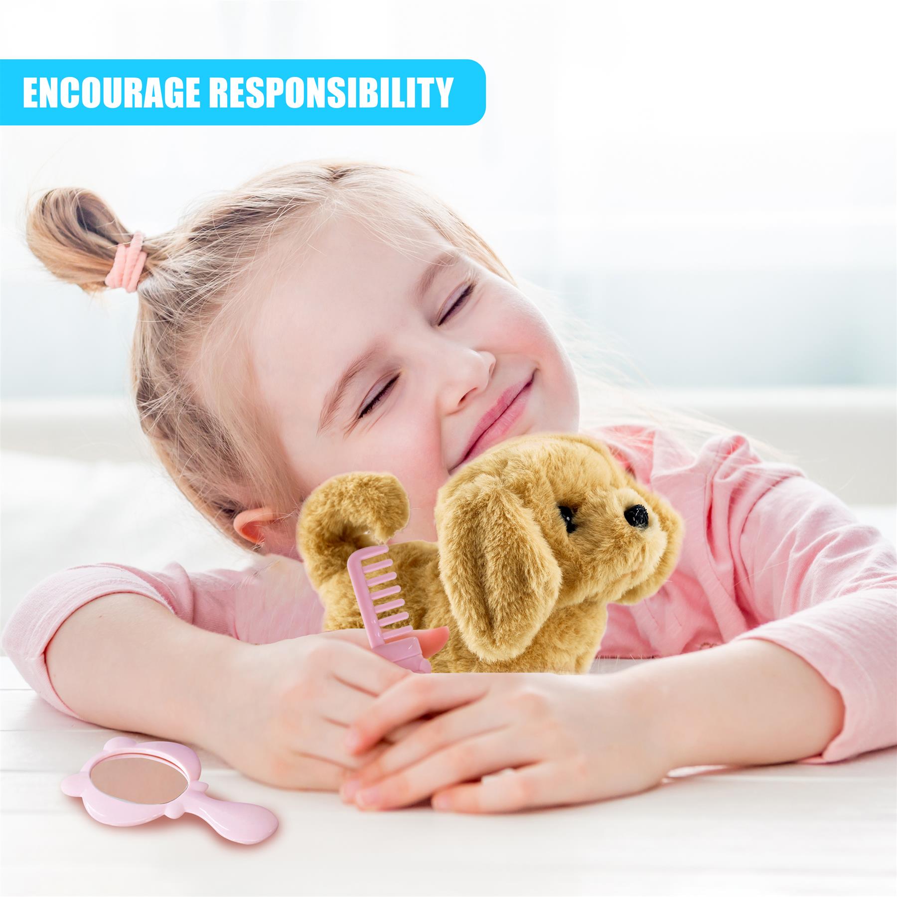 Electronic Plush Dog Carrier Set by The Magic Toy Shop - The Magic Toy Shop