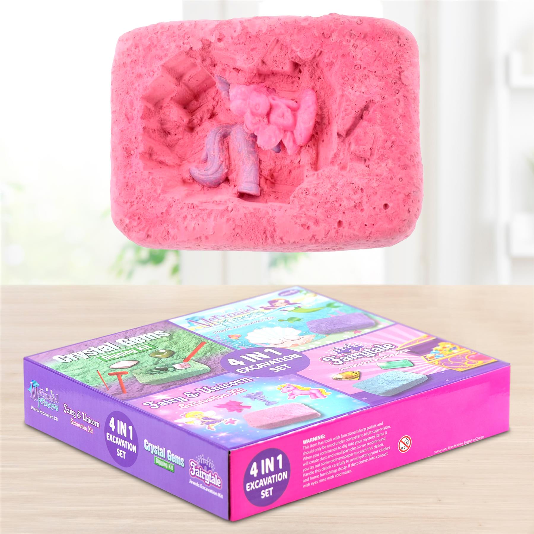 4 in 1 Excavation Set for Girls by The Magic Toy Shop - The Magic Toy Shop