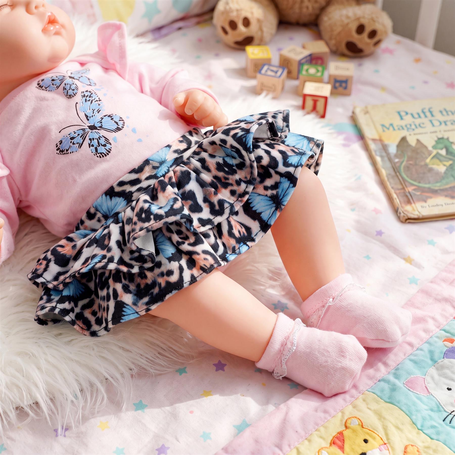 BiBi Reborn Doll Sleeping Girl "Bella" (43 cm / 17")