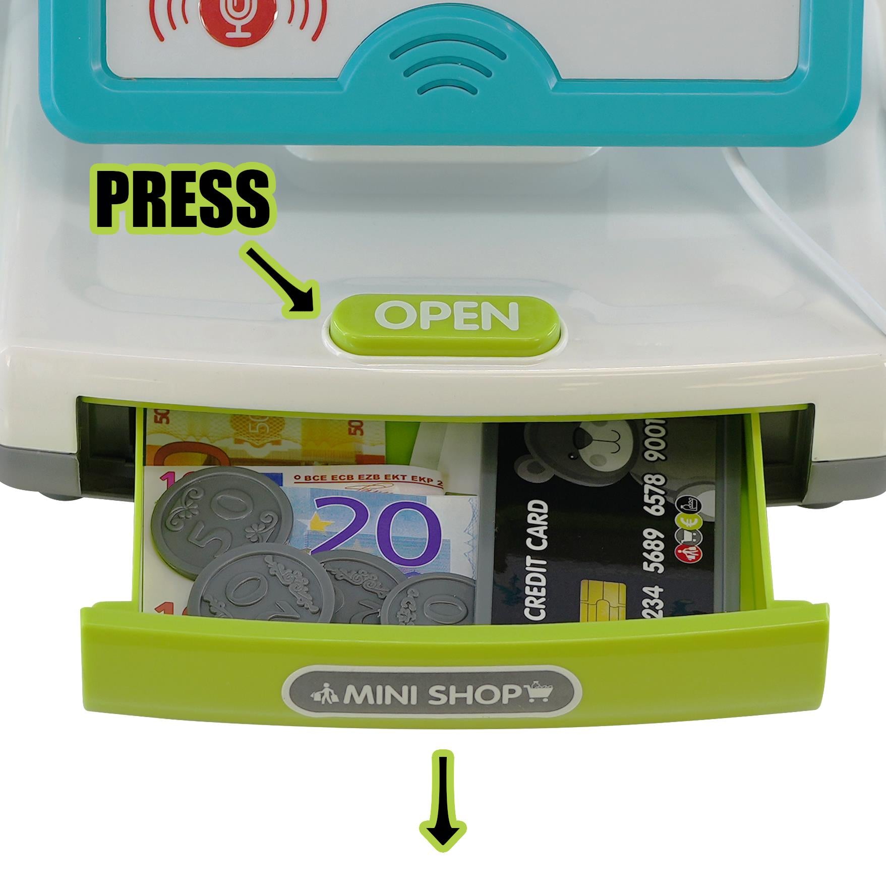 Mini Shop Cash Register Toy by The Magic Toy Shop - The Magic Toy Shop