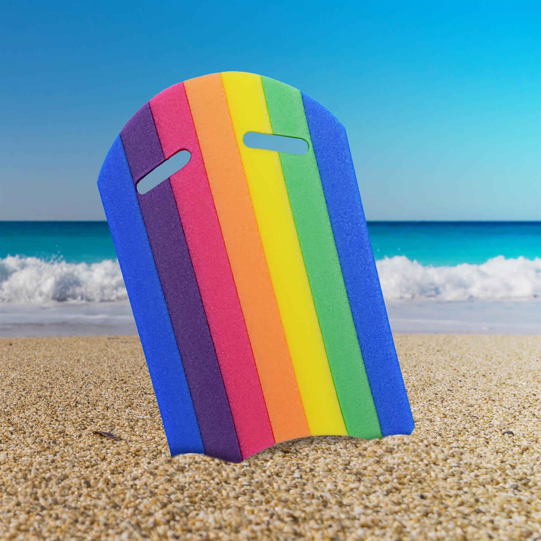 Rainbow Eva Foam Kickboard by Geezy - The Magic Toy Shop