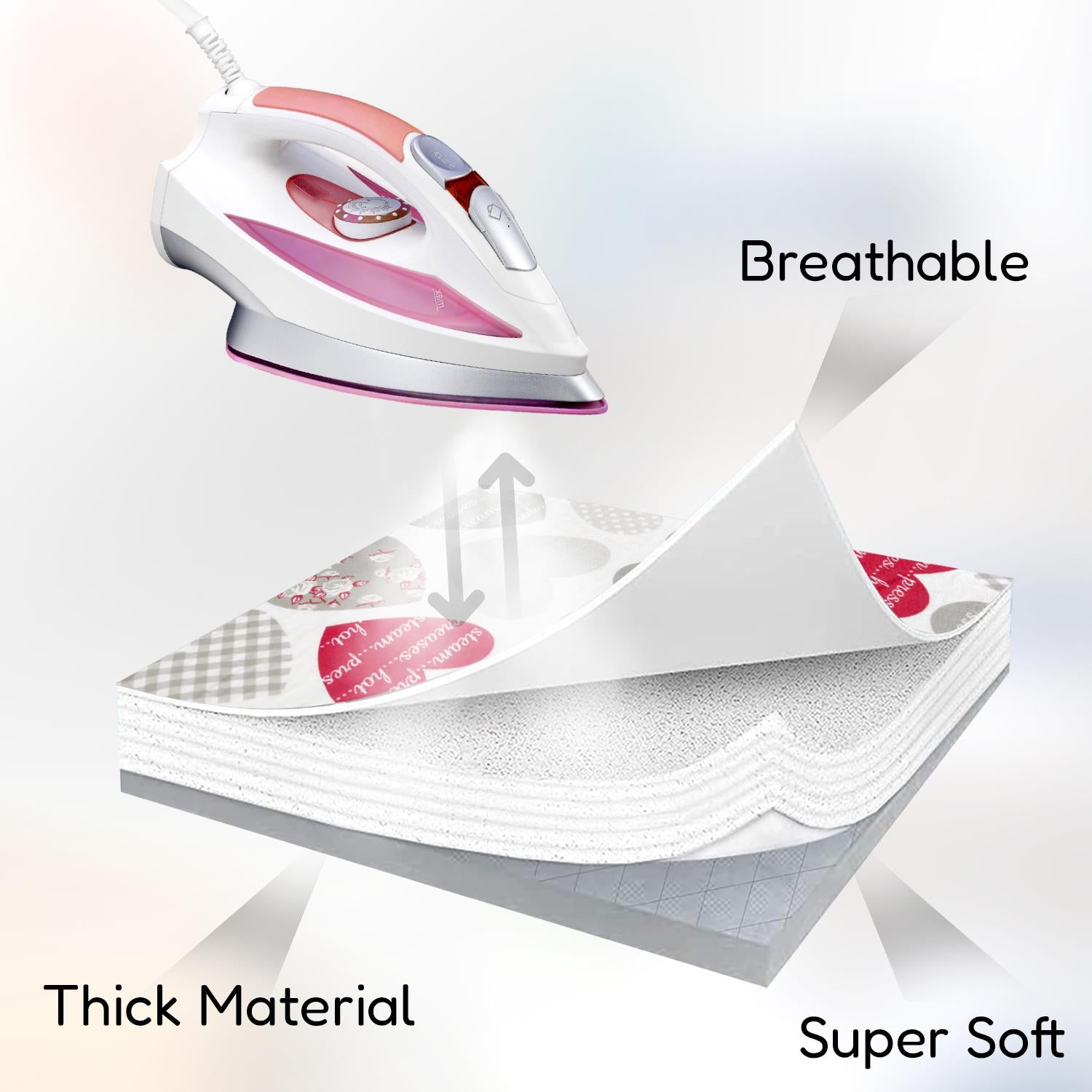 Ironing Board Cover (122 x 38 cm) by GEEZY - The Magic Toy Shop