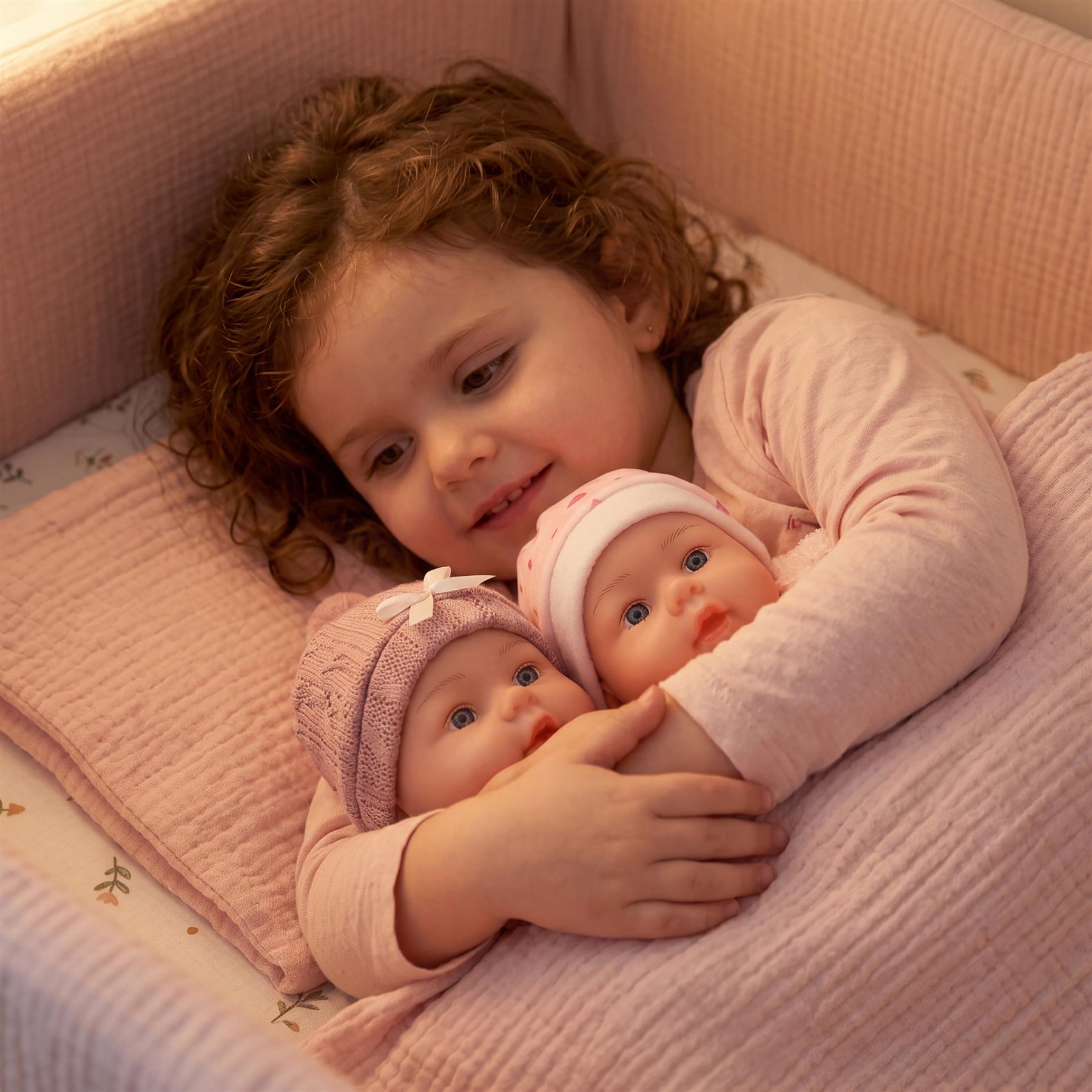 BiBi Twin Baby Dolls "Ella & Emma" (25 cm / 10")