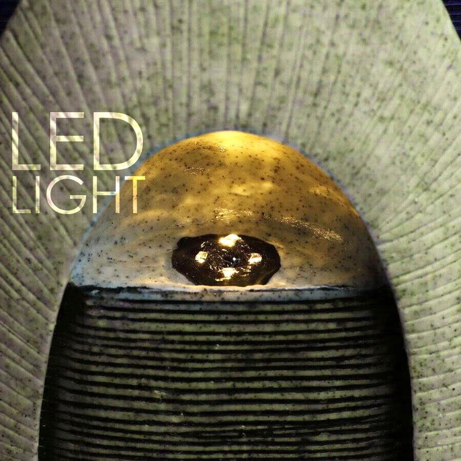 Wall Design Water Feature Outdoor With LED by GEEZY - The Magic Toy Shop