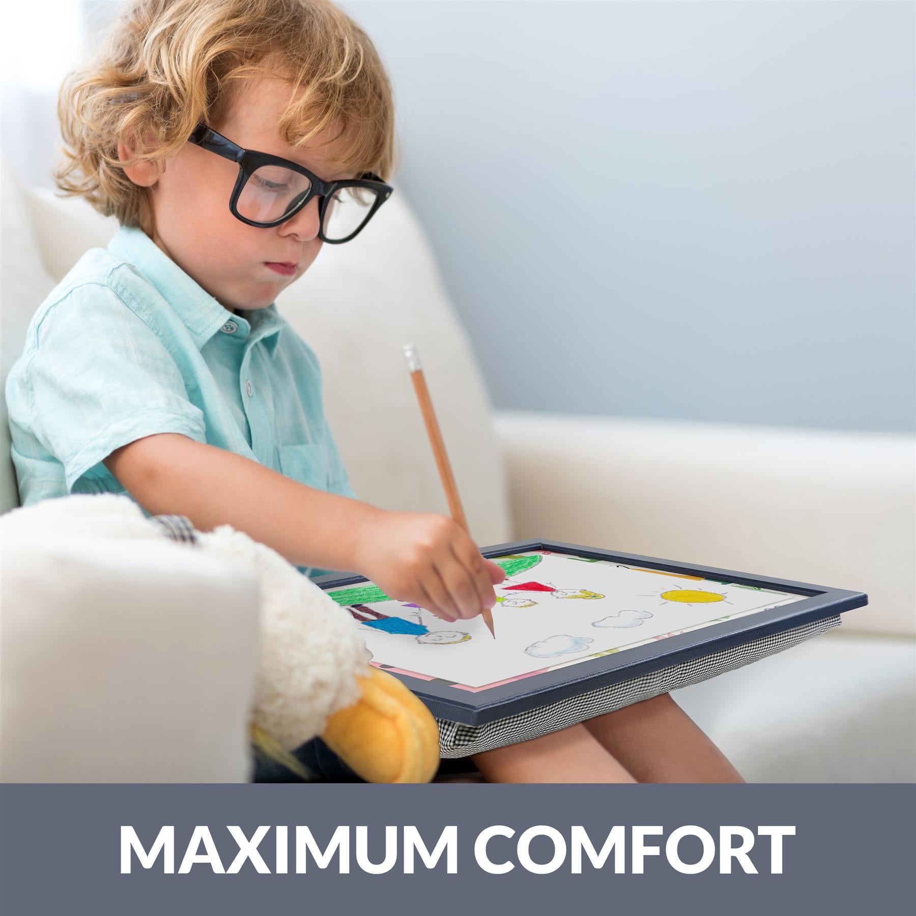 Dinosaurs Lap Tray With Bean Bag Cushion by Geezy - The Magic Toy Shop