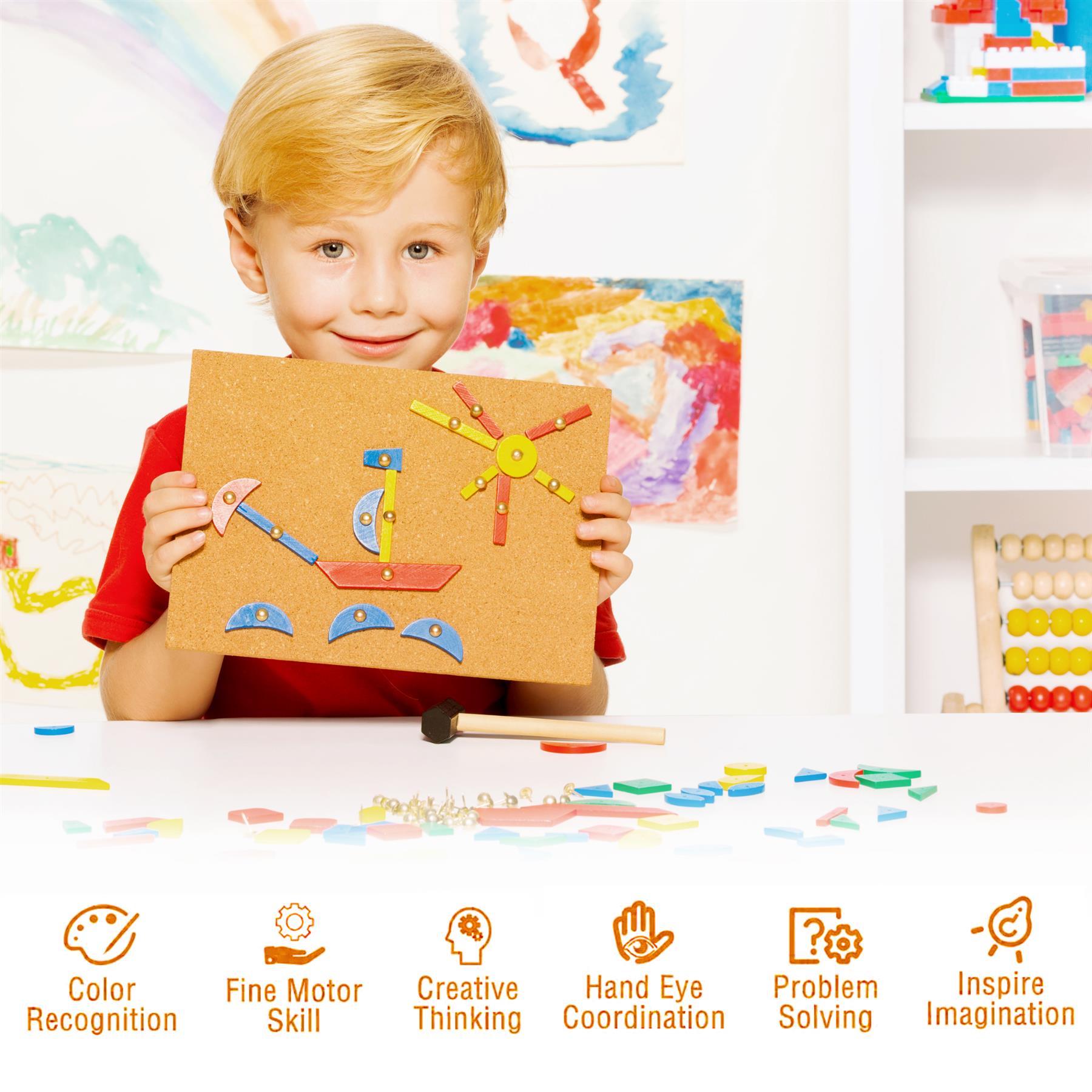 Hammer and Nail Tap Art Set by The Magic Toy Shop - The Magic Toy Shop