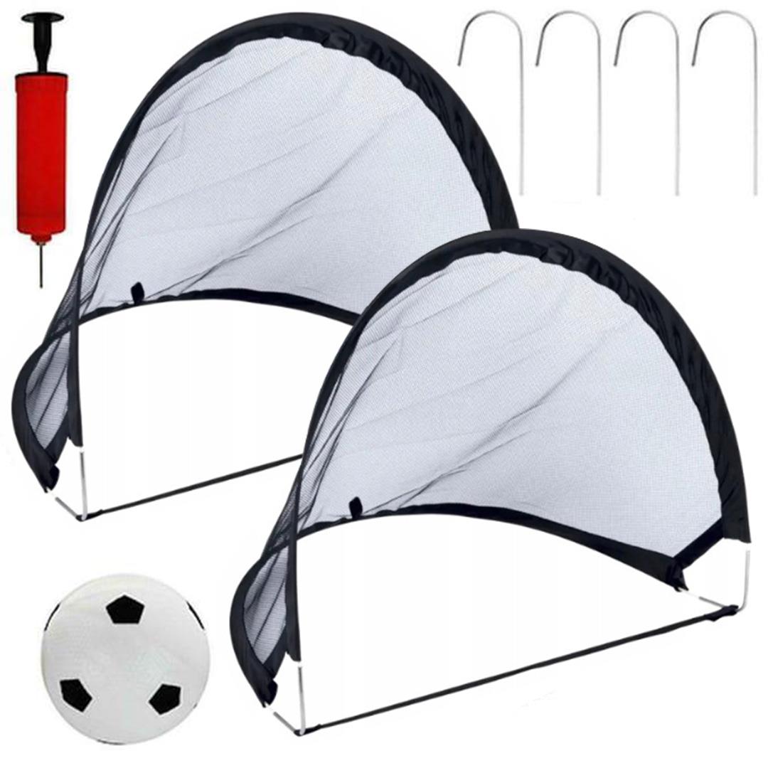 Pop-Up Goal Set of 2 with Ball and Pump by The Magic Toy Shop - The Magic Toy Shop