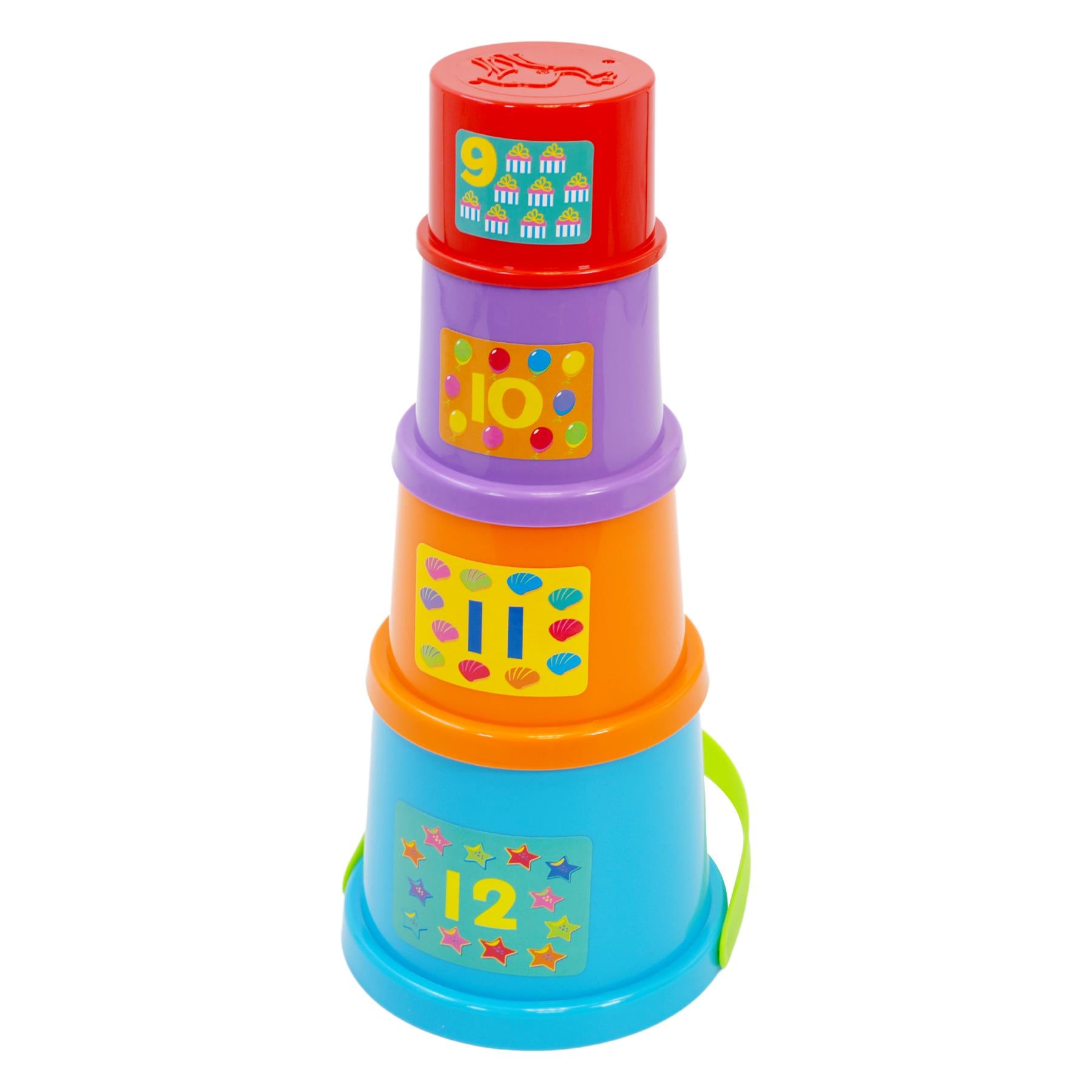 Gerry the Giraffe Shape Sorting Jumbo Stacking Cups by The Magic Toy Shop - The Magic Toy Shop