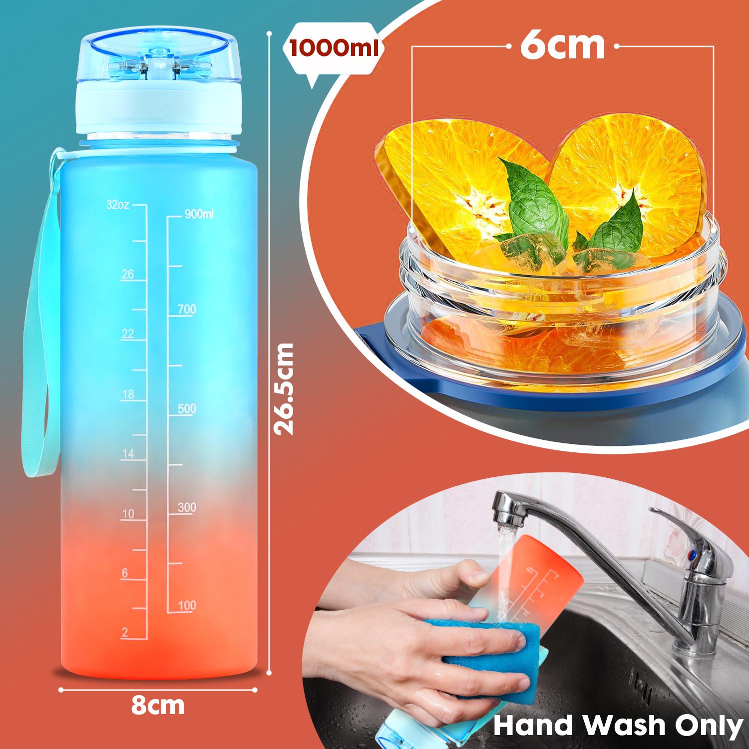 Water Bottle 1L by Geezy - The Magic Toy Shop