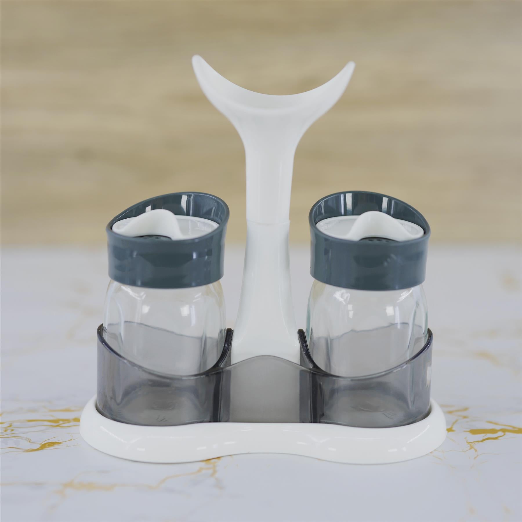 Salt and Pepper Shaker Set / Salt and Pepper Pots With Holder by GEEZY - The Magic Toy Shop
