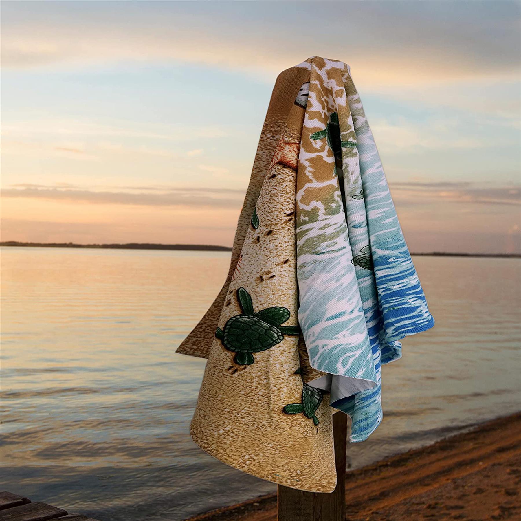 Turtles Design Large Towel by Geezy - The Magic Toy Shop