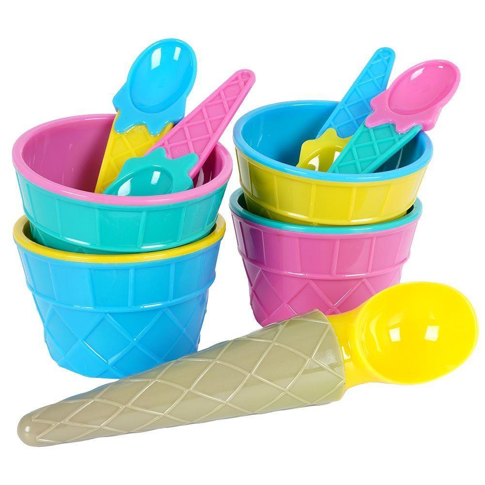 Ice Cream Bowls With Scoops by The Magic Toy Shop - The Magic Toy Shop