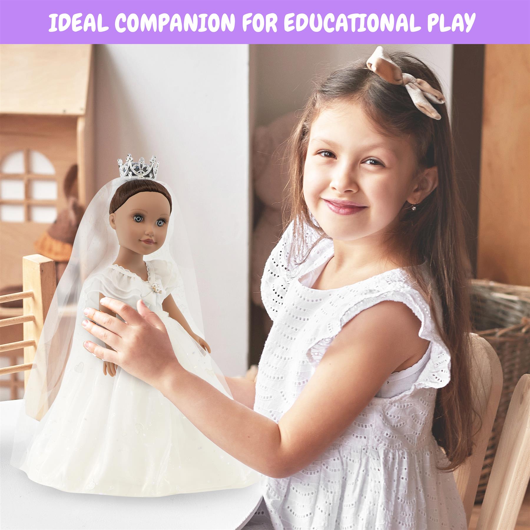 BiBi Fashion Doll "BRIDE LILY" (47 cm / 18") by BiBi Doll - The Magic Toy Shop