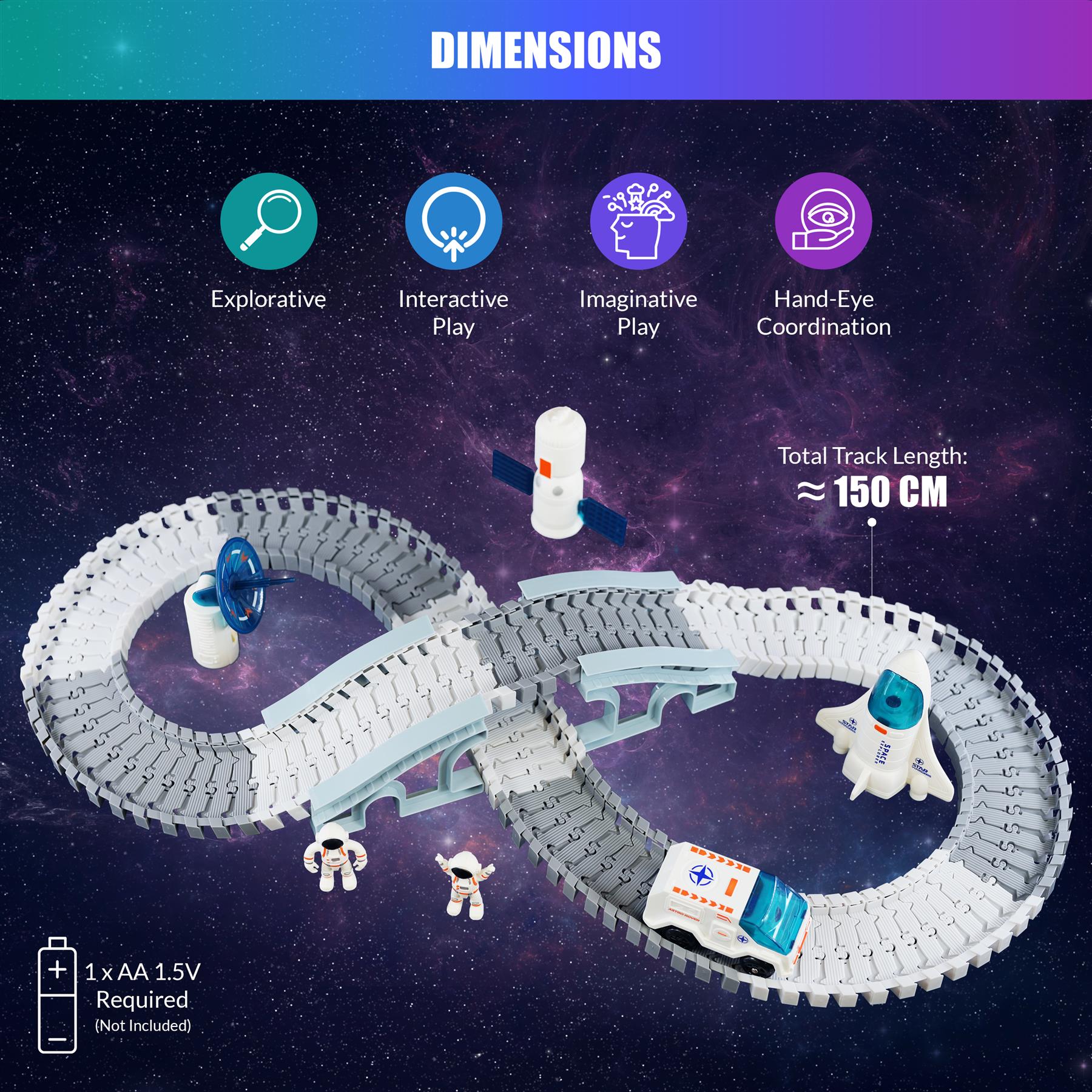 Space Track Set by The Magic Toy Shop - The Magic Toy Shop