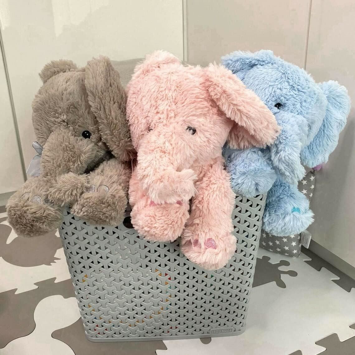 Grey Plush Elephant Soft Toys by The Magic Toy Shop - The Magic Toy Shop