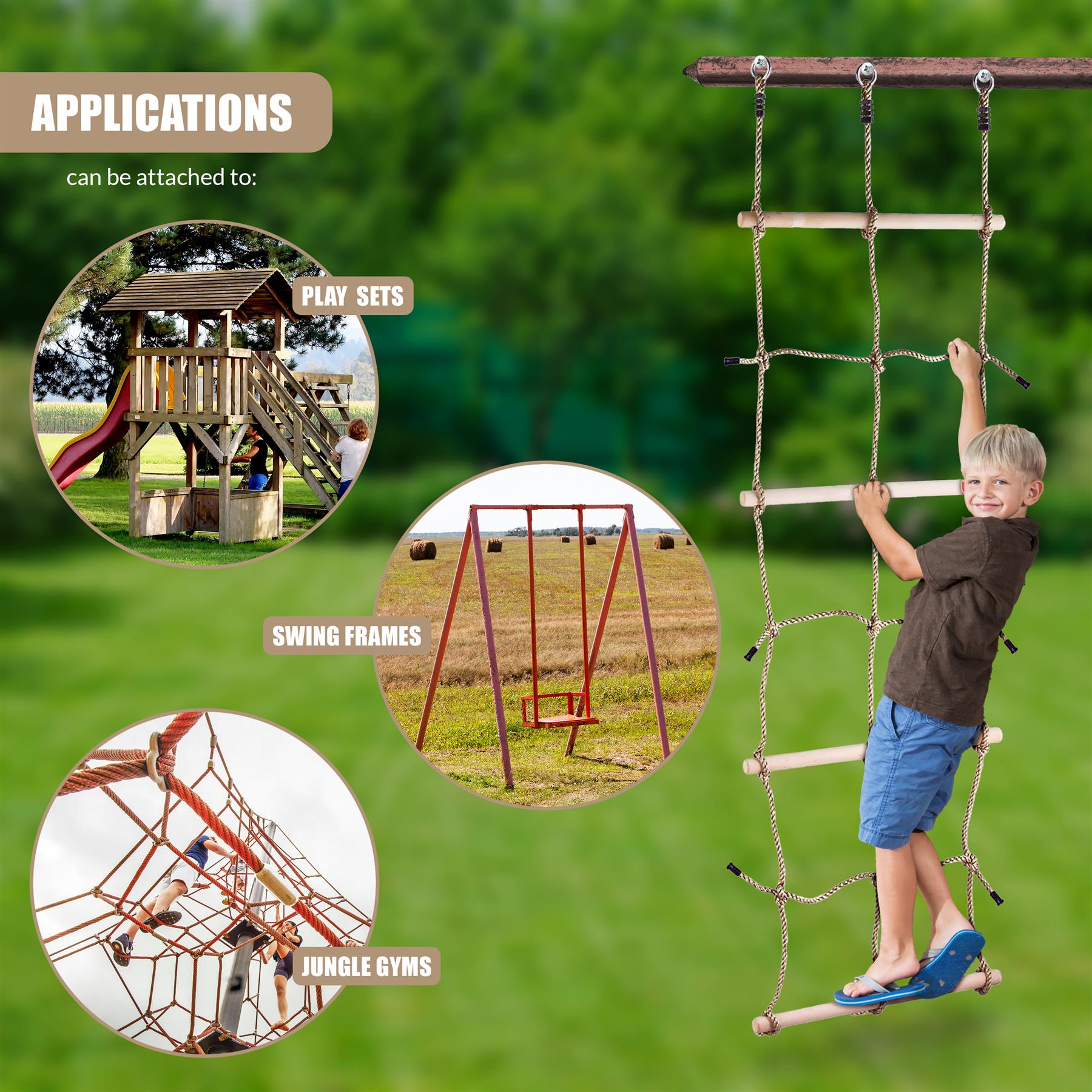 Climbing Net for Kids by The Magic Toy Shop - The Magic Toy Shop