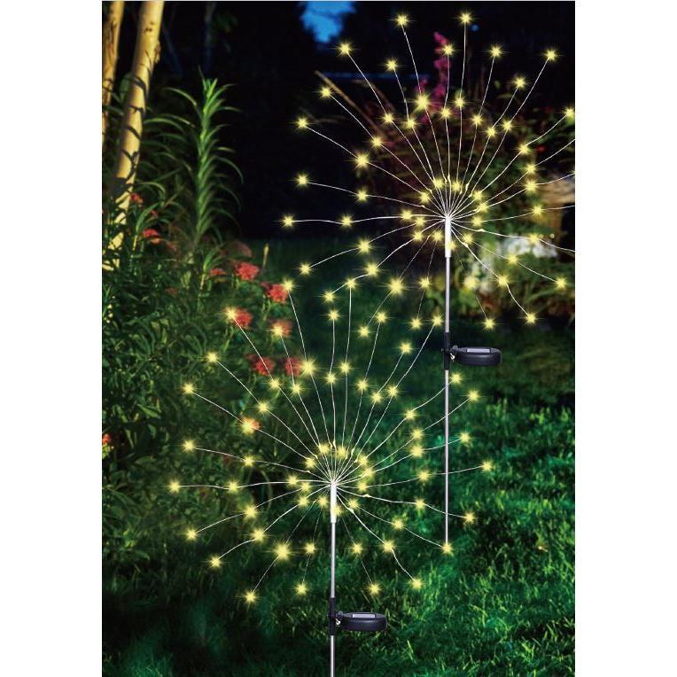 90 Led Starburst Solar Powered Stake Lights 2 Pack by GEEZY - The Magic Toy Shop