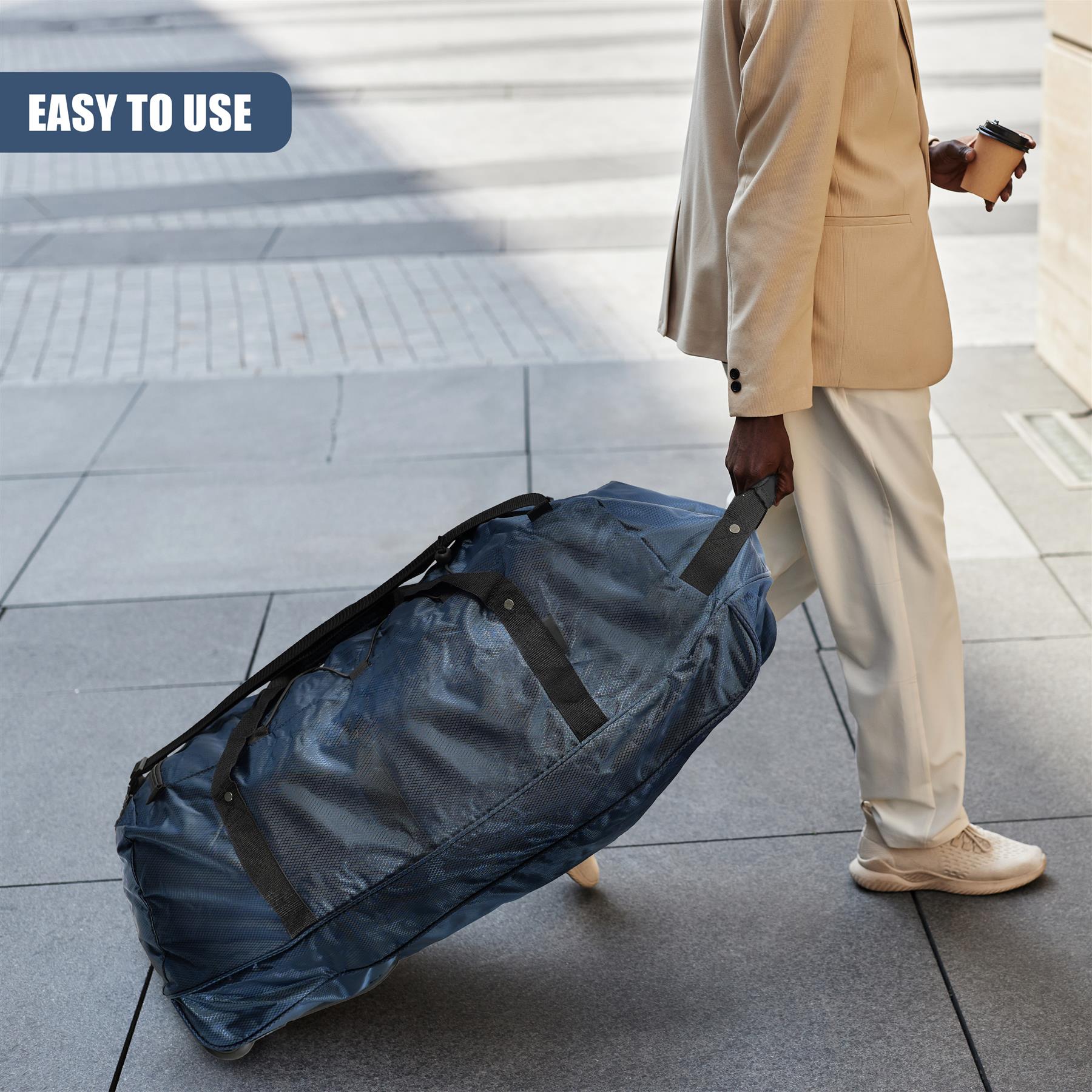 Large Foldable Duffle Bag with Wheels by GEEZY - The Magic Toy Shop