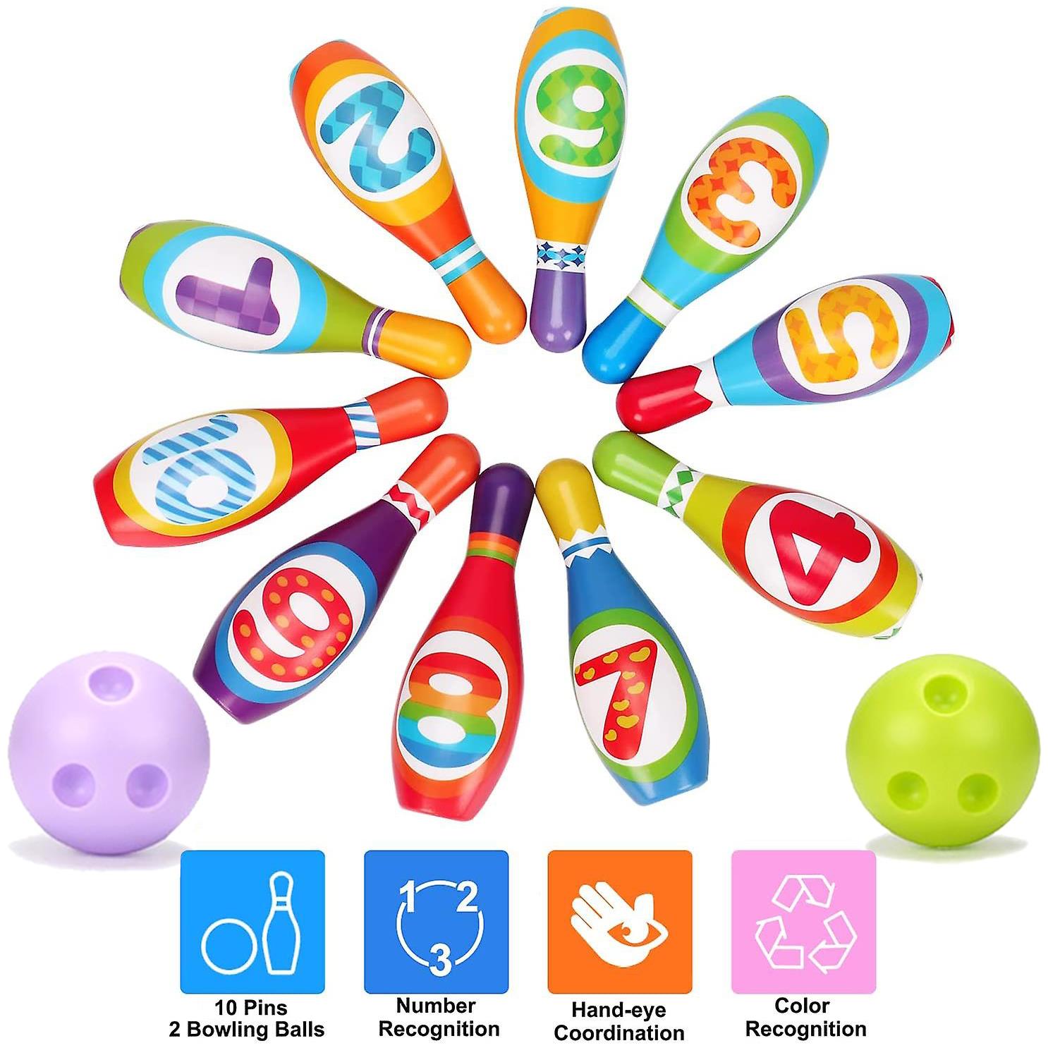 Kids Educational Bowling Play Set by The Magic Toy Shop - The Magic Toy Shop