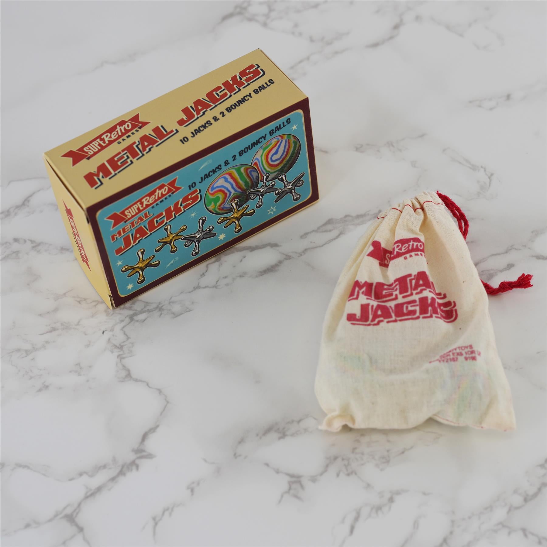 Traditional Metal Classic Jacks Game by The Magic Toy Shop - The Magic Toy Shop