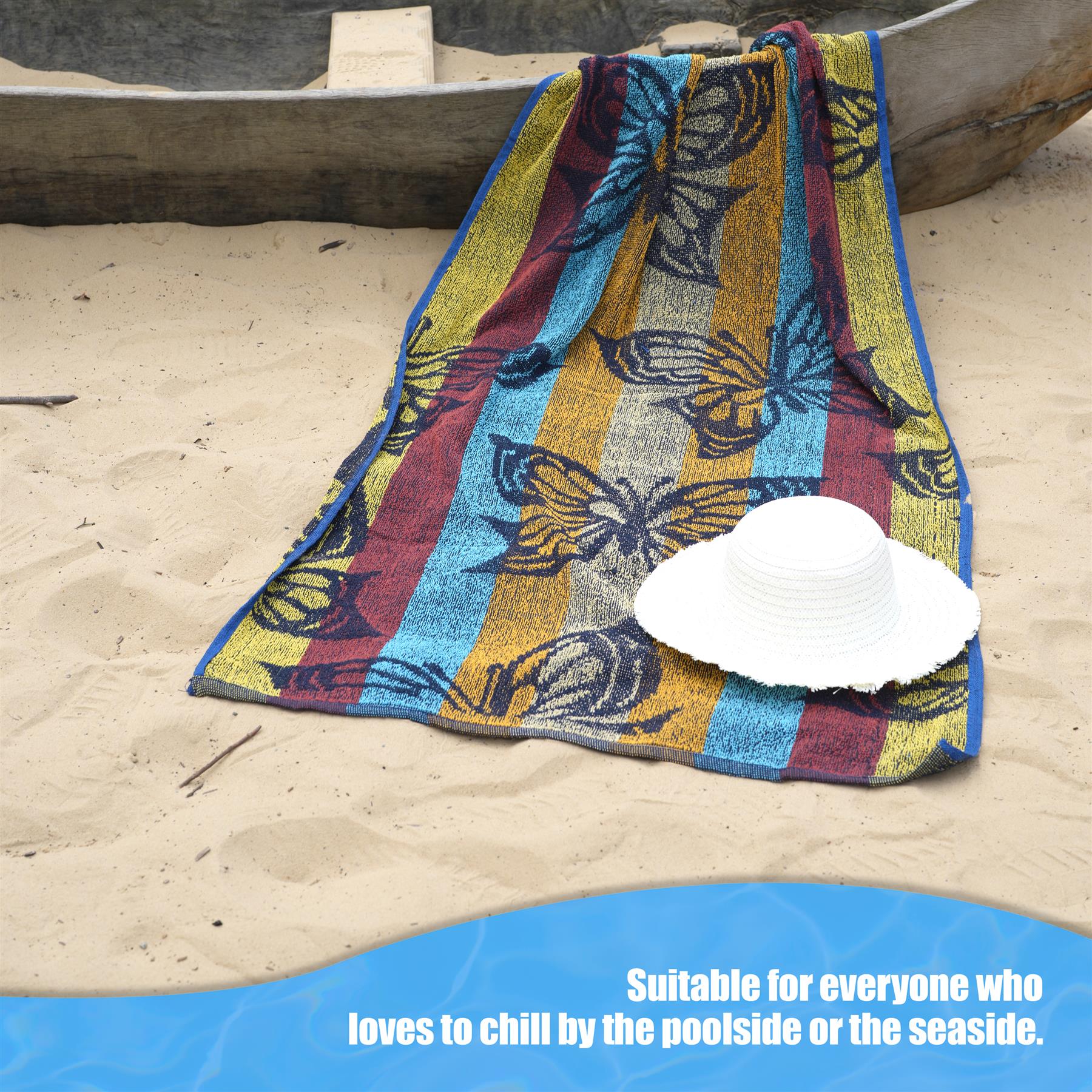 Large Multicoloured Beach Towels by Geezy - The Magic Toy Shop