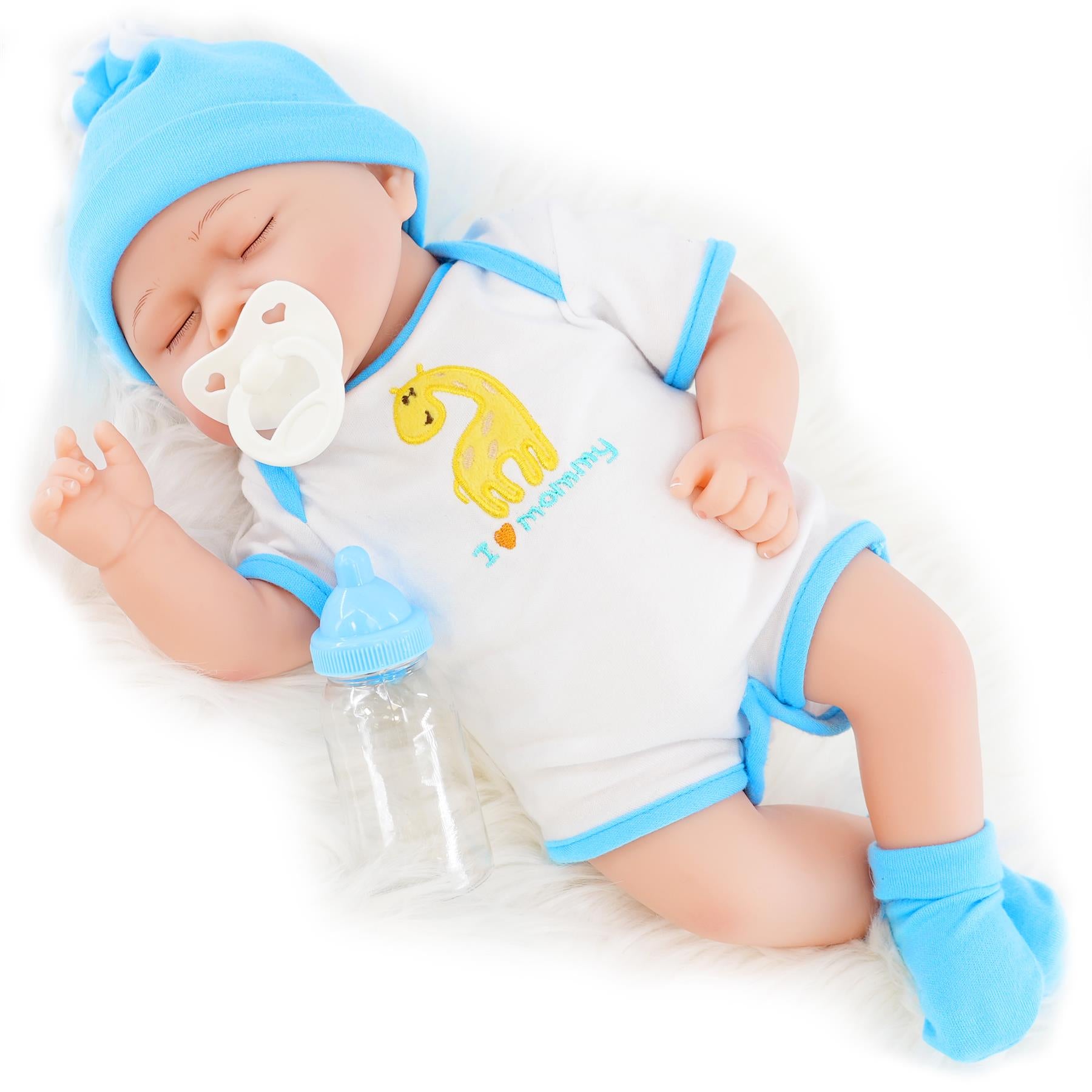 BiBi Doll Reborn Sleeping Boy "Douglas" (43 cm / 17") by BiBi Doll - The Magic Toy Shop