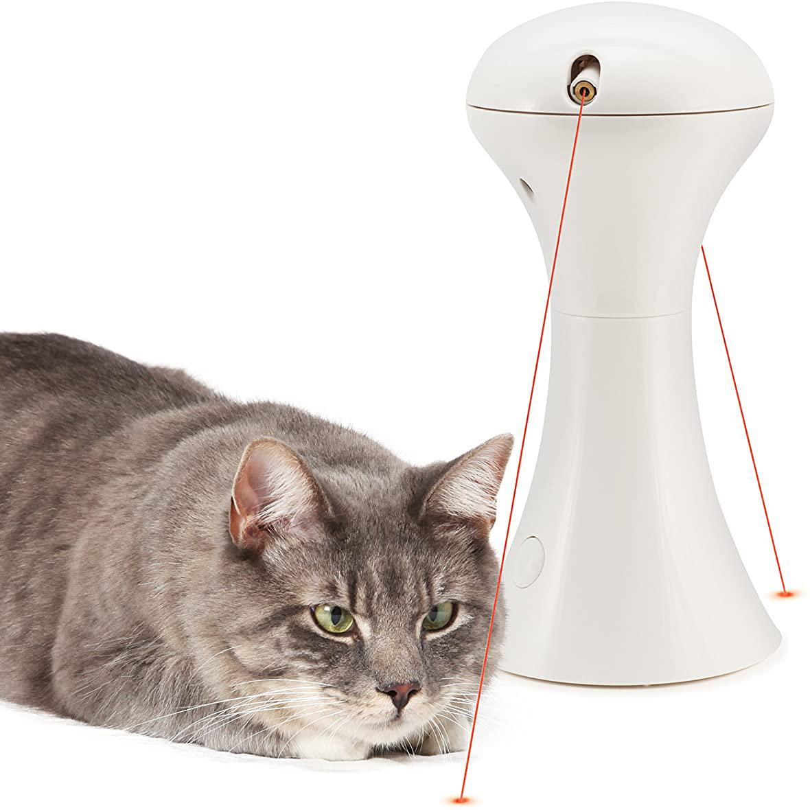 Cat Laser With Auto Switch Off & 360° Rotating Laser by GEEZY - The Magic Toy Shop