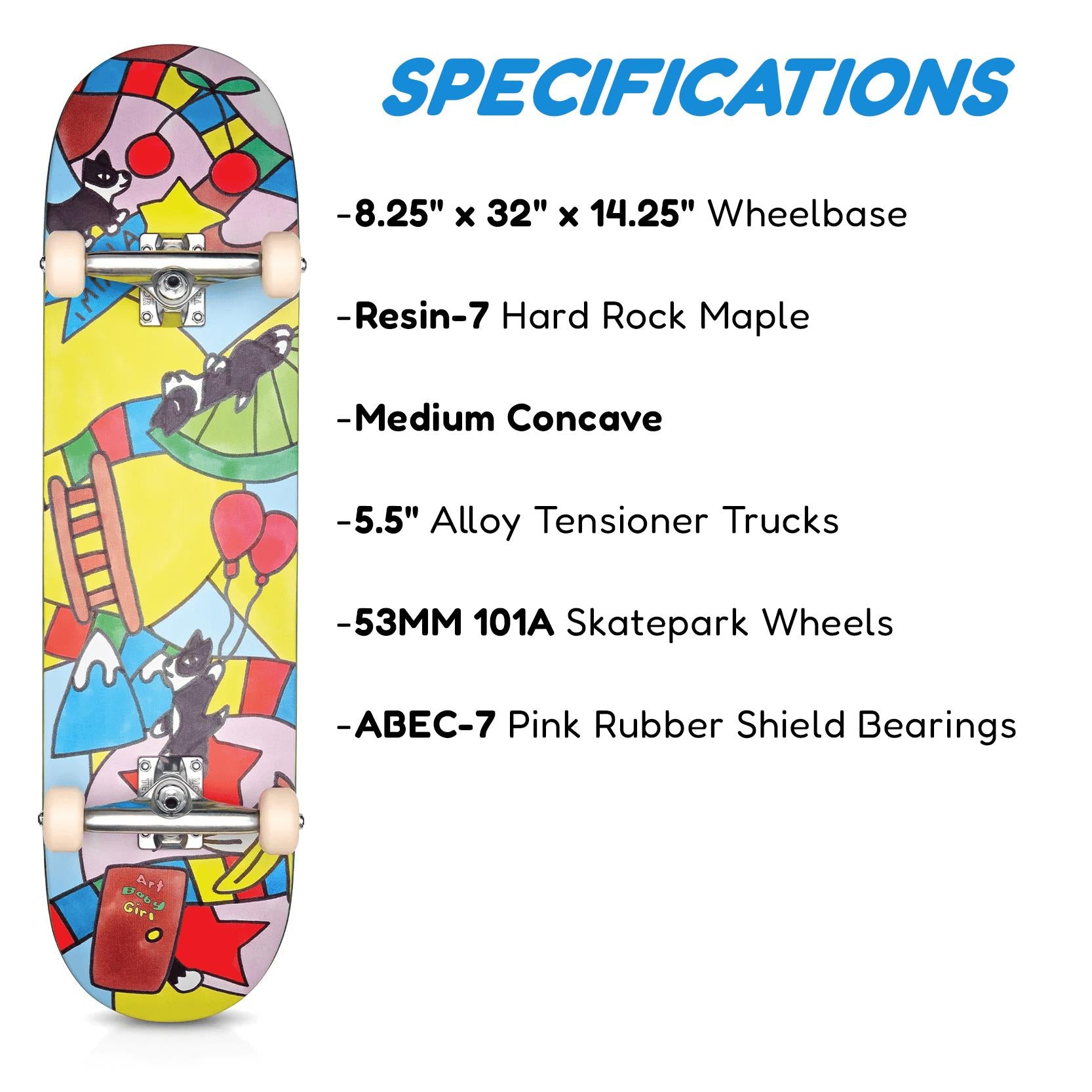 Impala Serpens 8.25" Complete Skateboard by GEEZY - The Magic Toy Shop