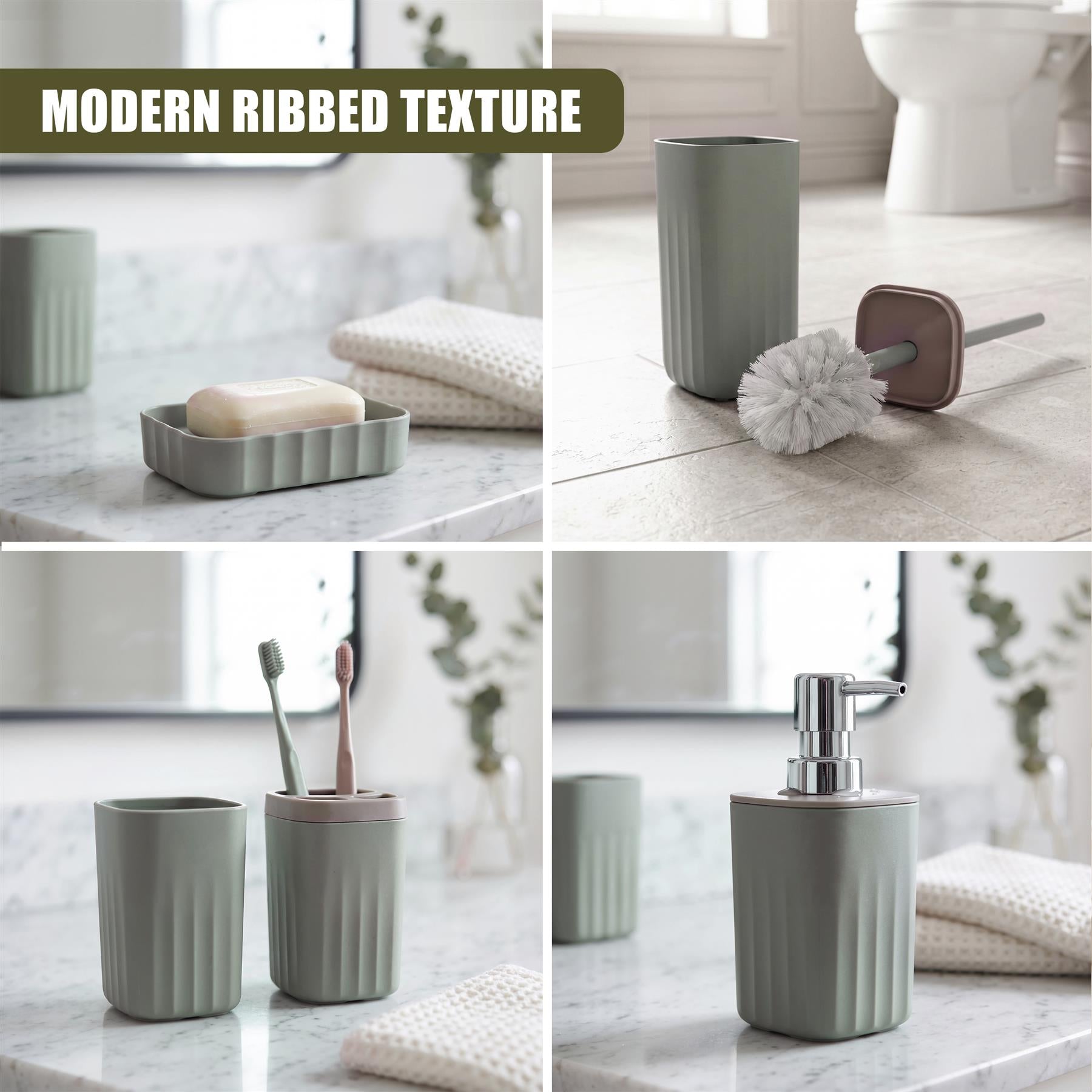 5 Piece Bathroom Acccessories Set