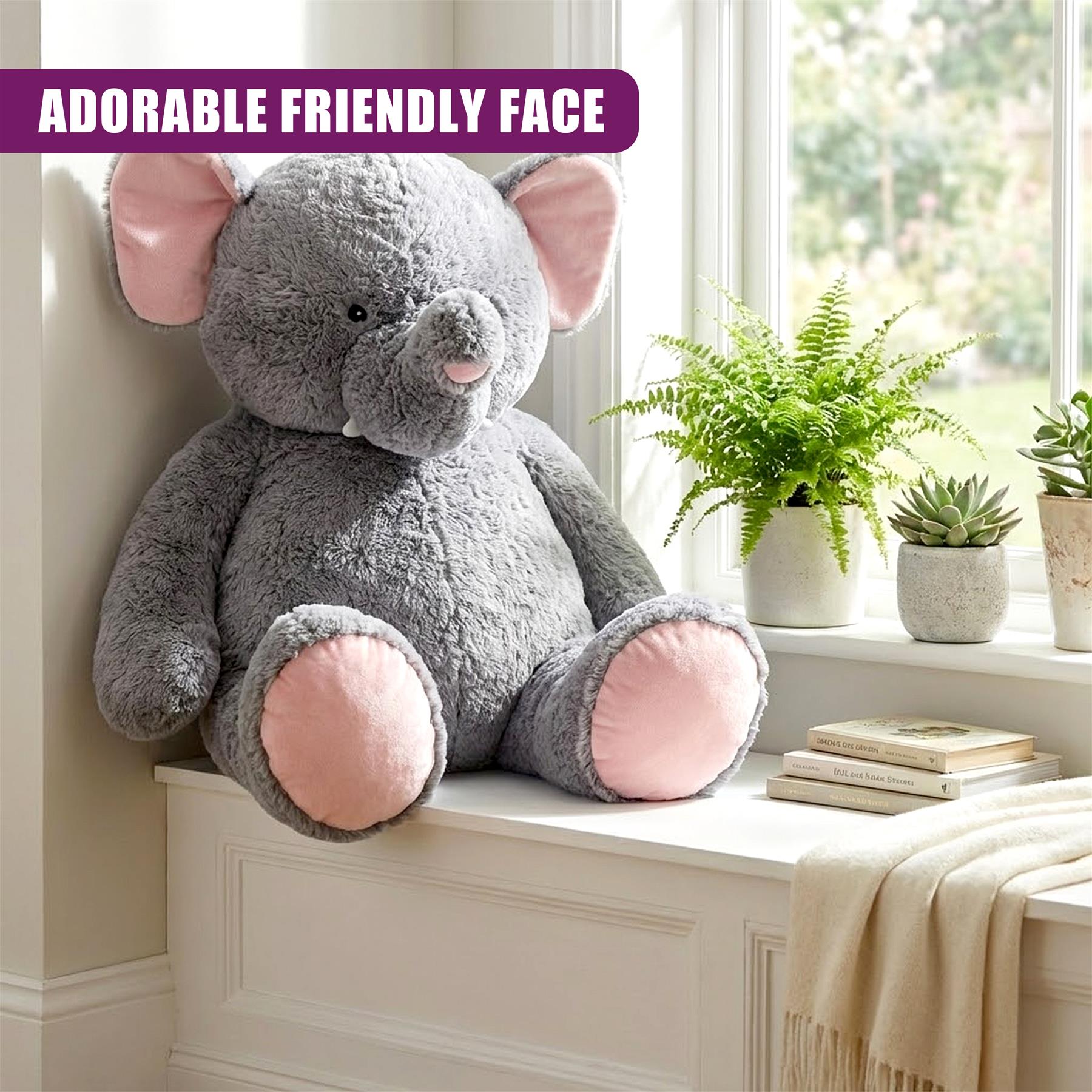 Giant Elephant Soft Toy - 100 cm