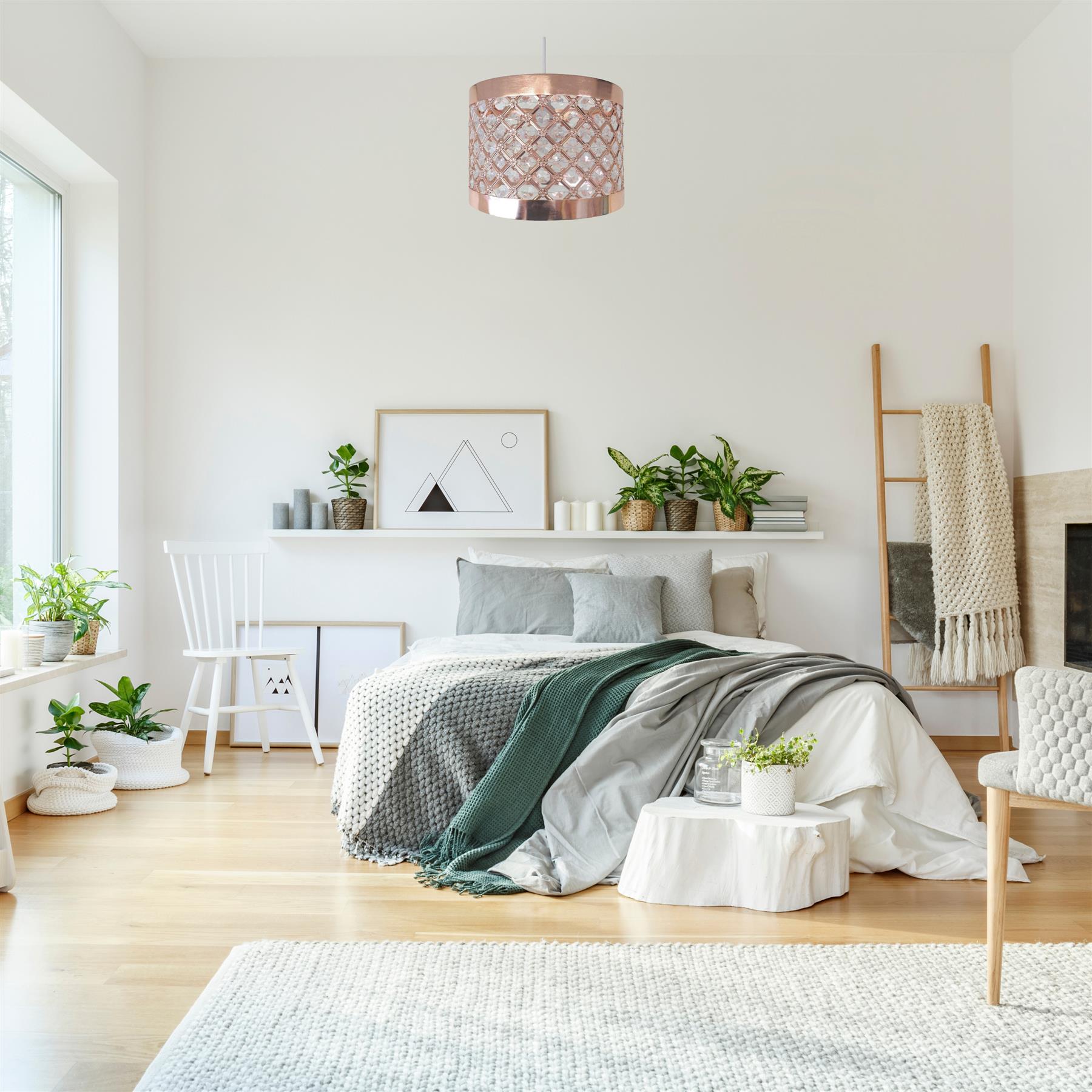 Copper Ceiling Pendant Light Lamp Shade by Moda - The Magic Toy Shop