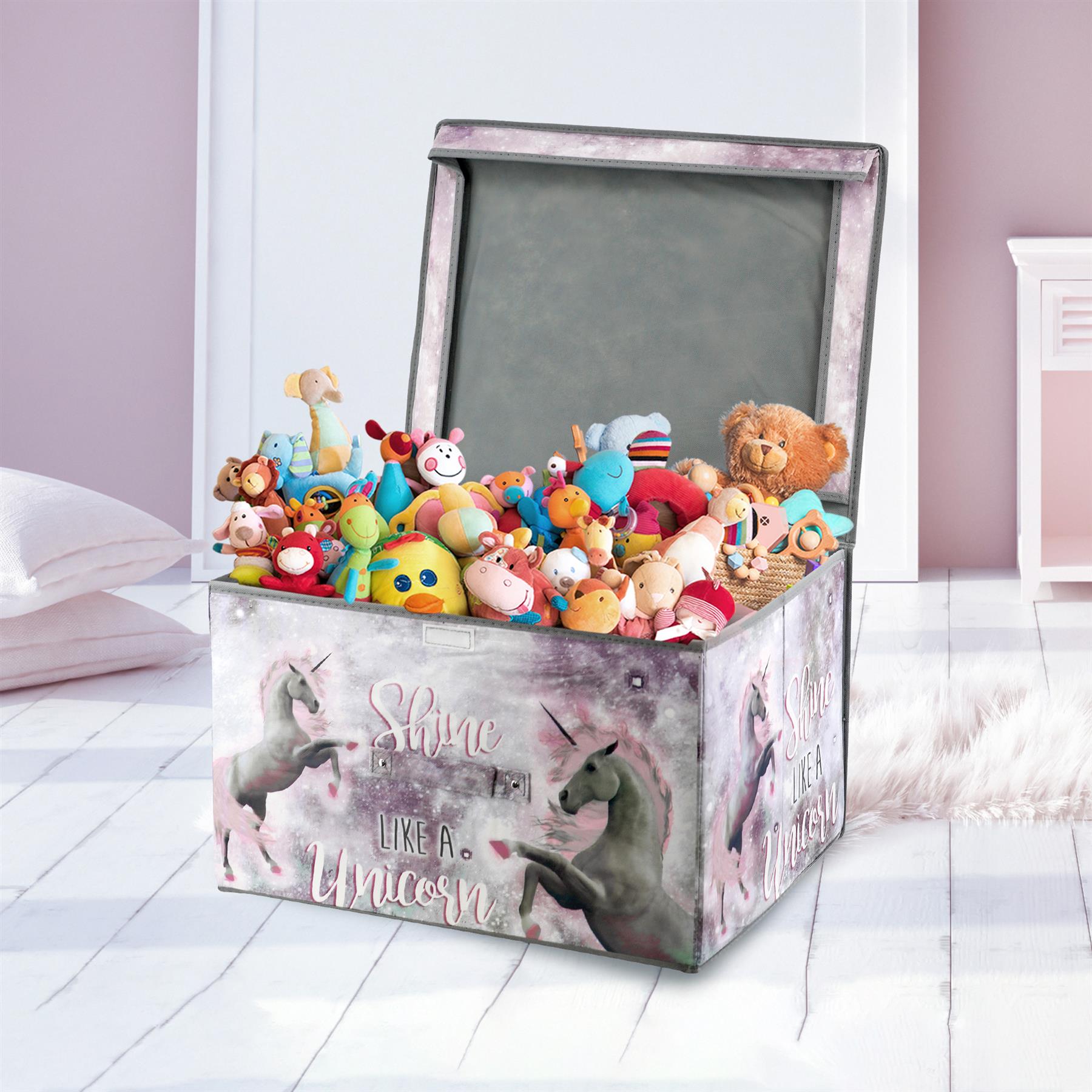 Unicorns Large Storage Box by The Magic Toy Shop - The Magic Toy Shop
