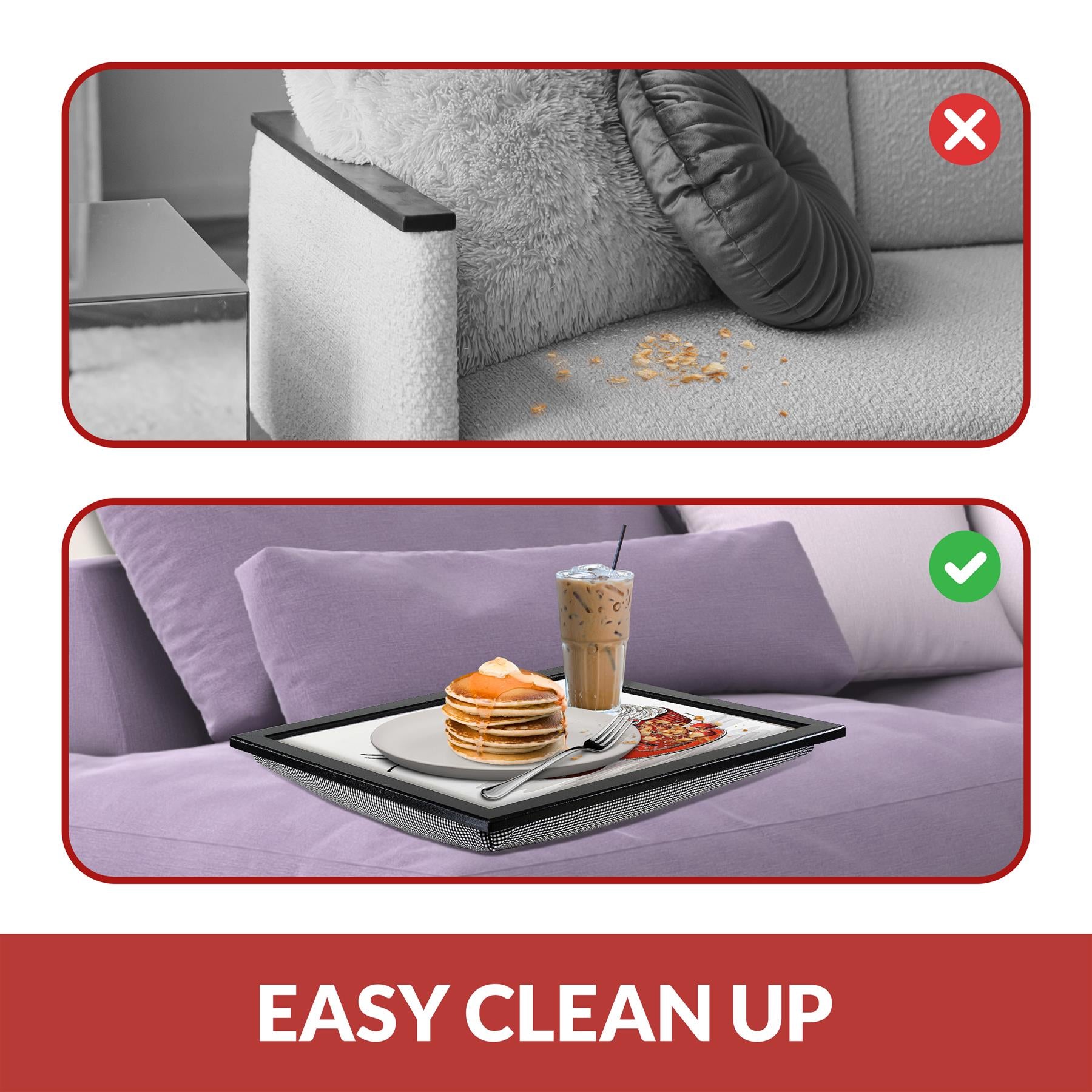 Lap Tray With Bean Bag Cushion (Sweet Day) by The Magic Toy Shop - The Magic Toy Shop