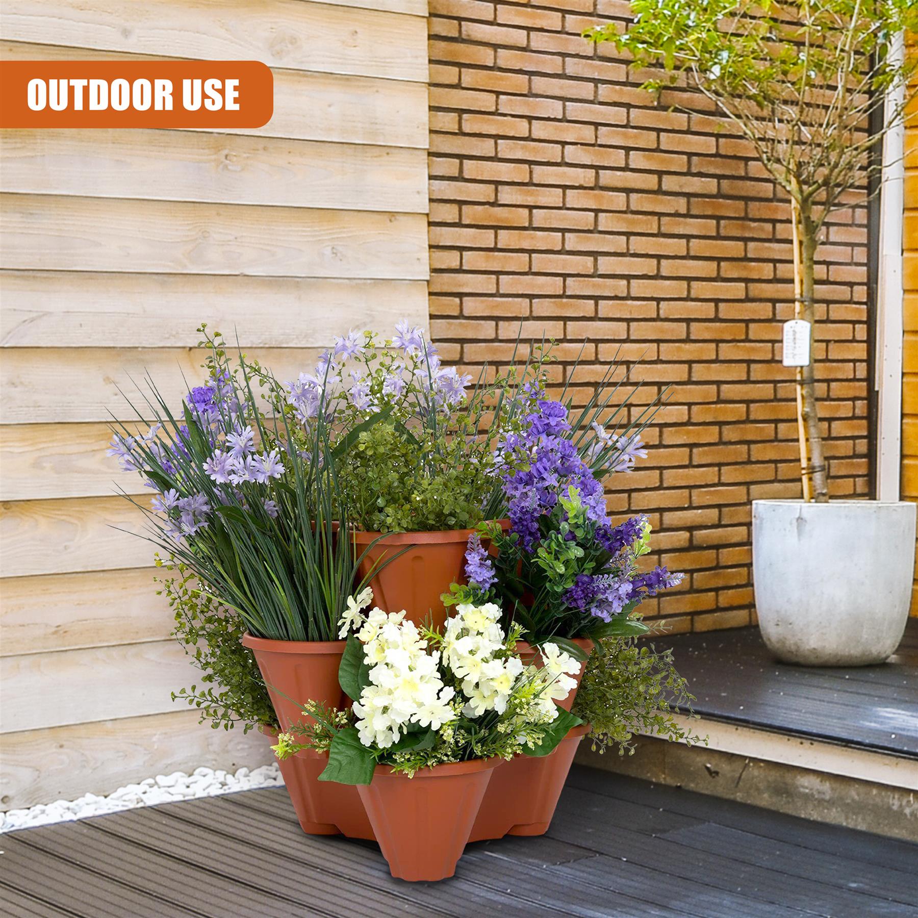 Stackable Strawberry Planter