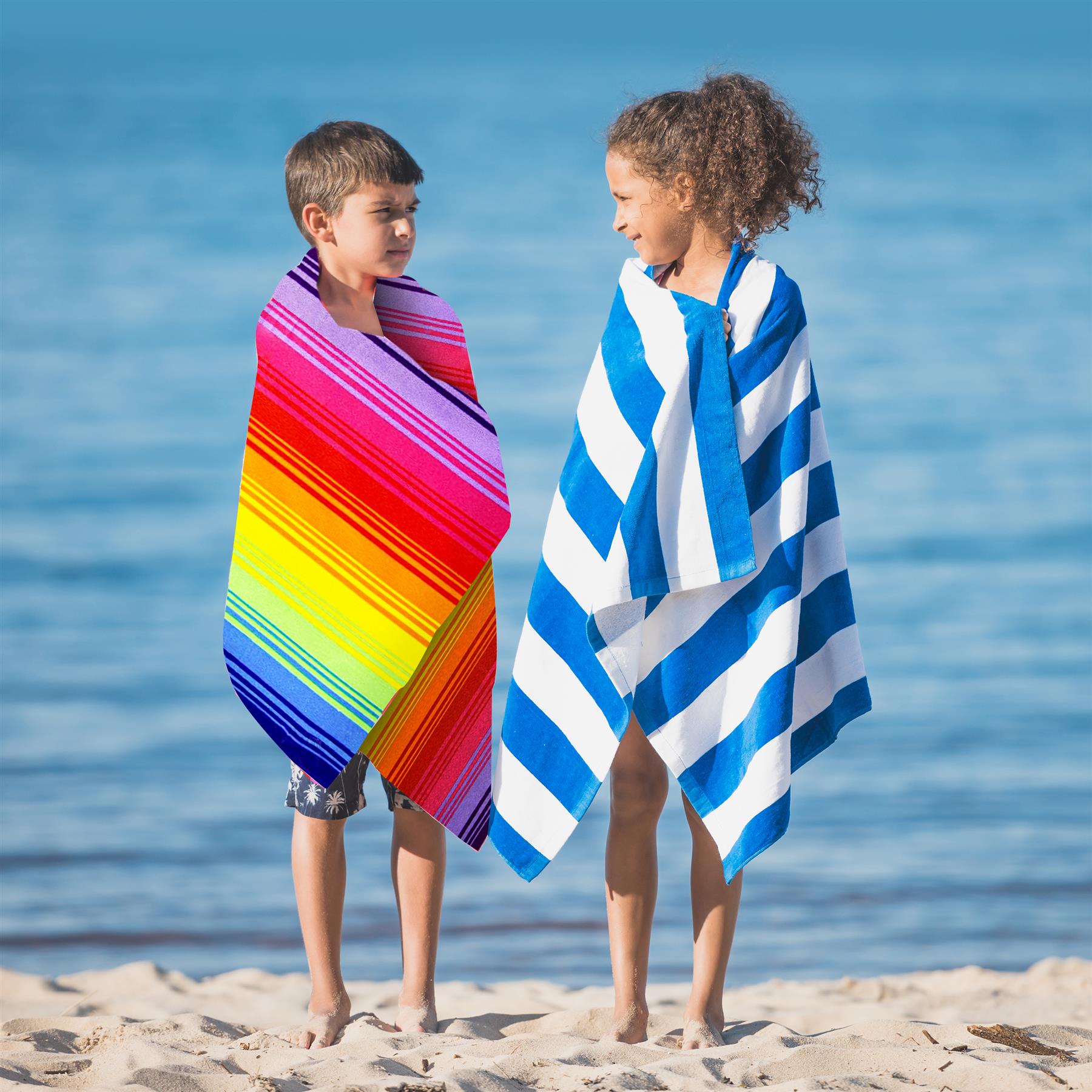 Rainbow Design Large Towel by GEEZY - The Magic Toy Shop