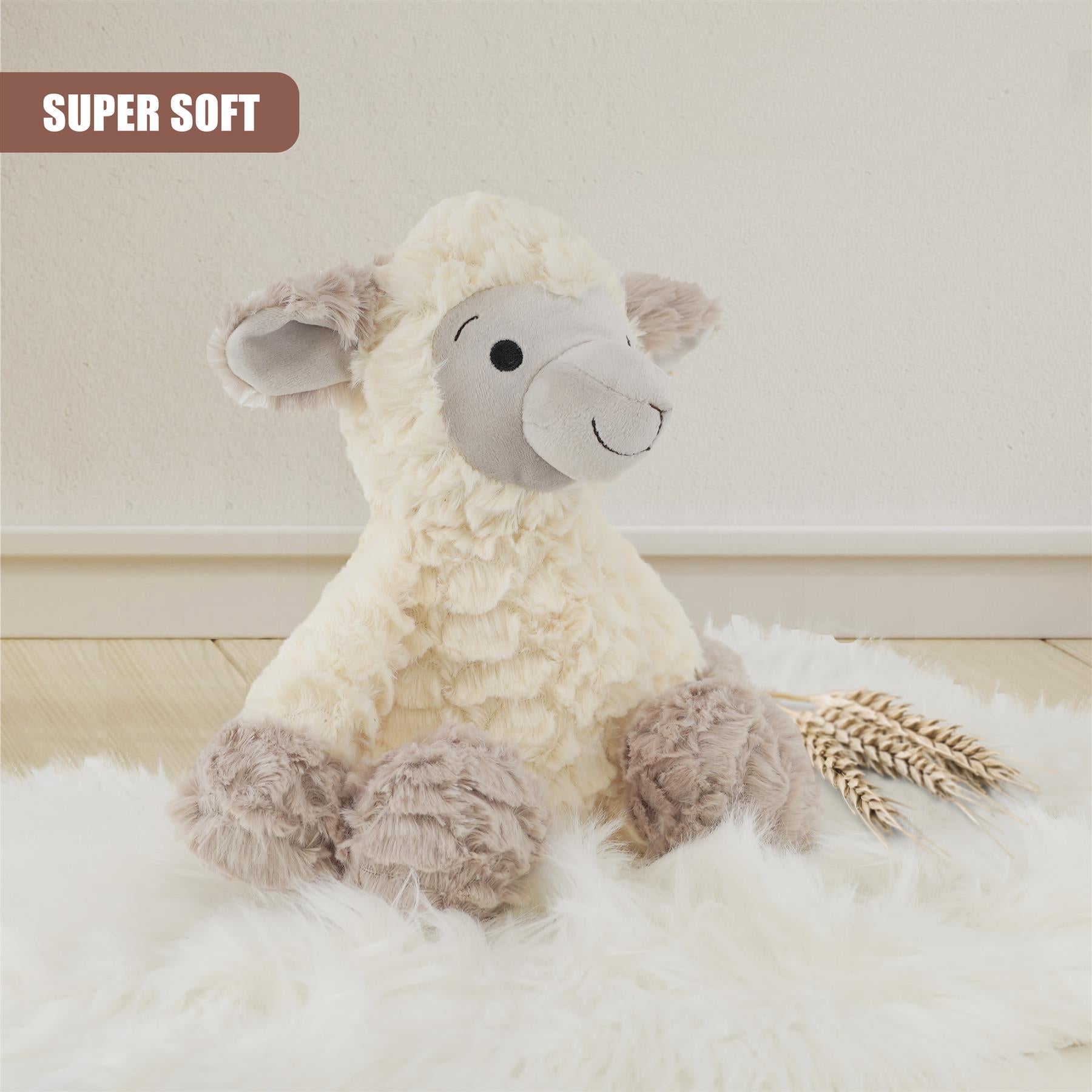 Plush Super Soft Lamb Cuddly Toy by The Magic Toy Shop - The Magic Toy Shop