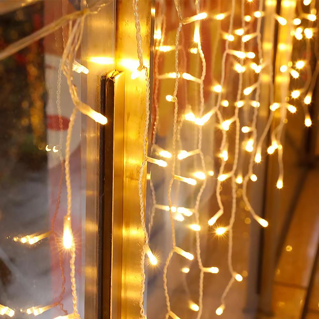 200 Christmas Warm White Led Icicle Lights by The Magic Toy Shop - The Magic Toy Shop