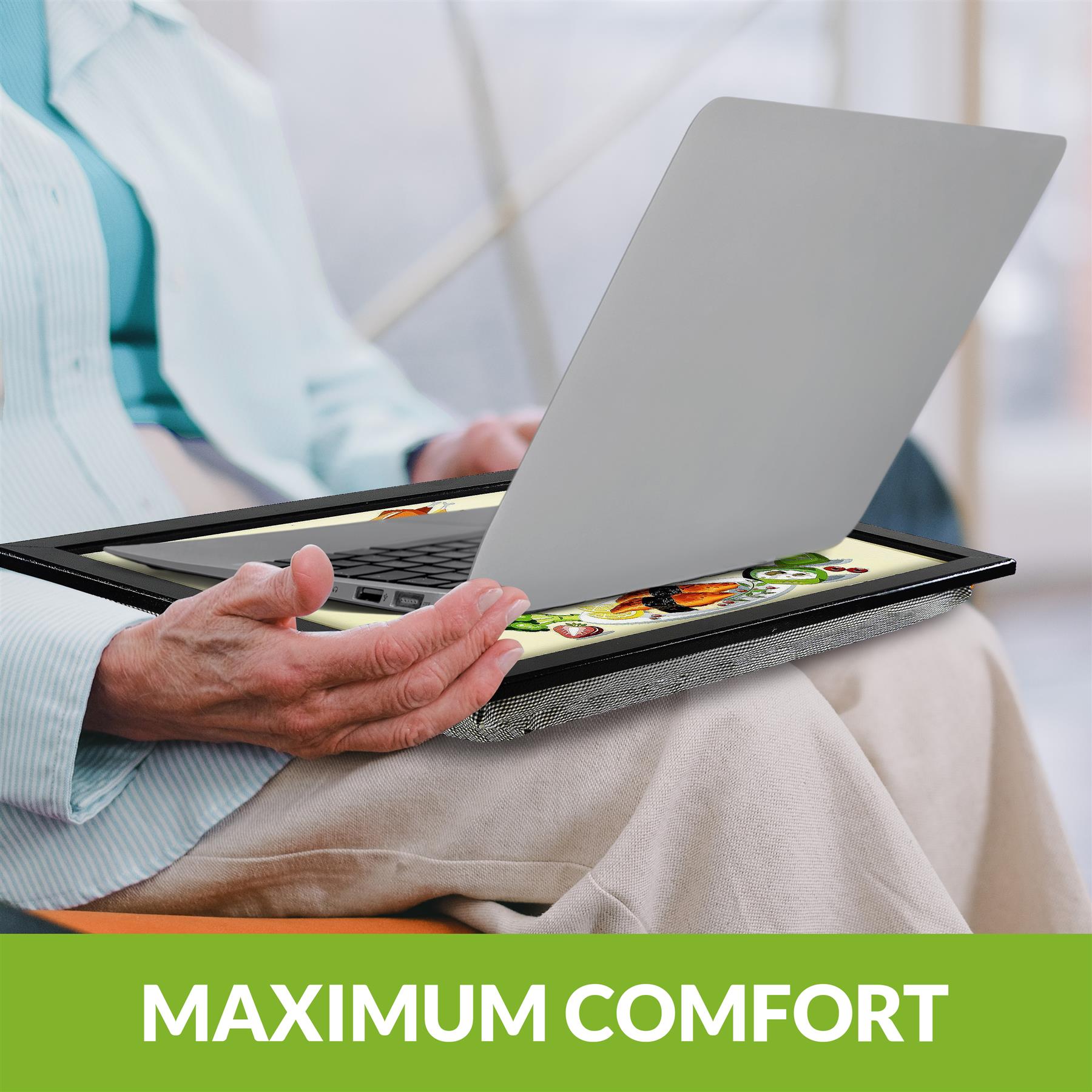 Lap Tray With Bean Bag Cushion (Bon Appetit) by Geezy - The Magic Toy Shop