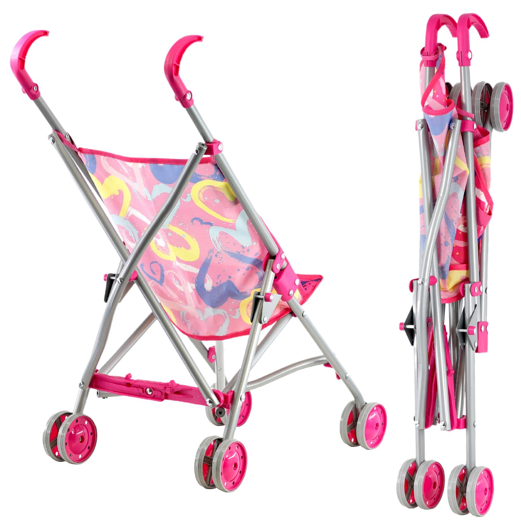 Baby Doll With Stroller & Feeding Accessories Set by BiBi Doll - The Magic Toy Shop