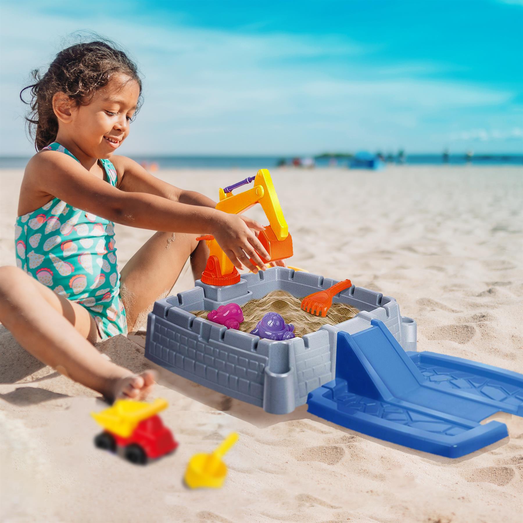 2 in 1 Kids Sand Box Water Table by The Magic Toy Shop - The Magic Toy Shop