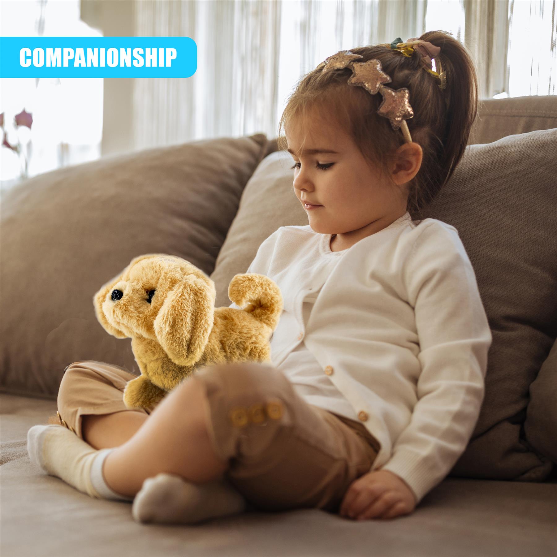 Electronic Plush Dog Carrier Set by The Magic Toy Shop - The Magic Toy Shop