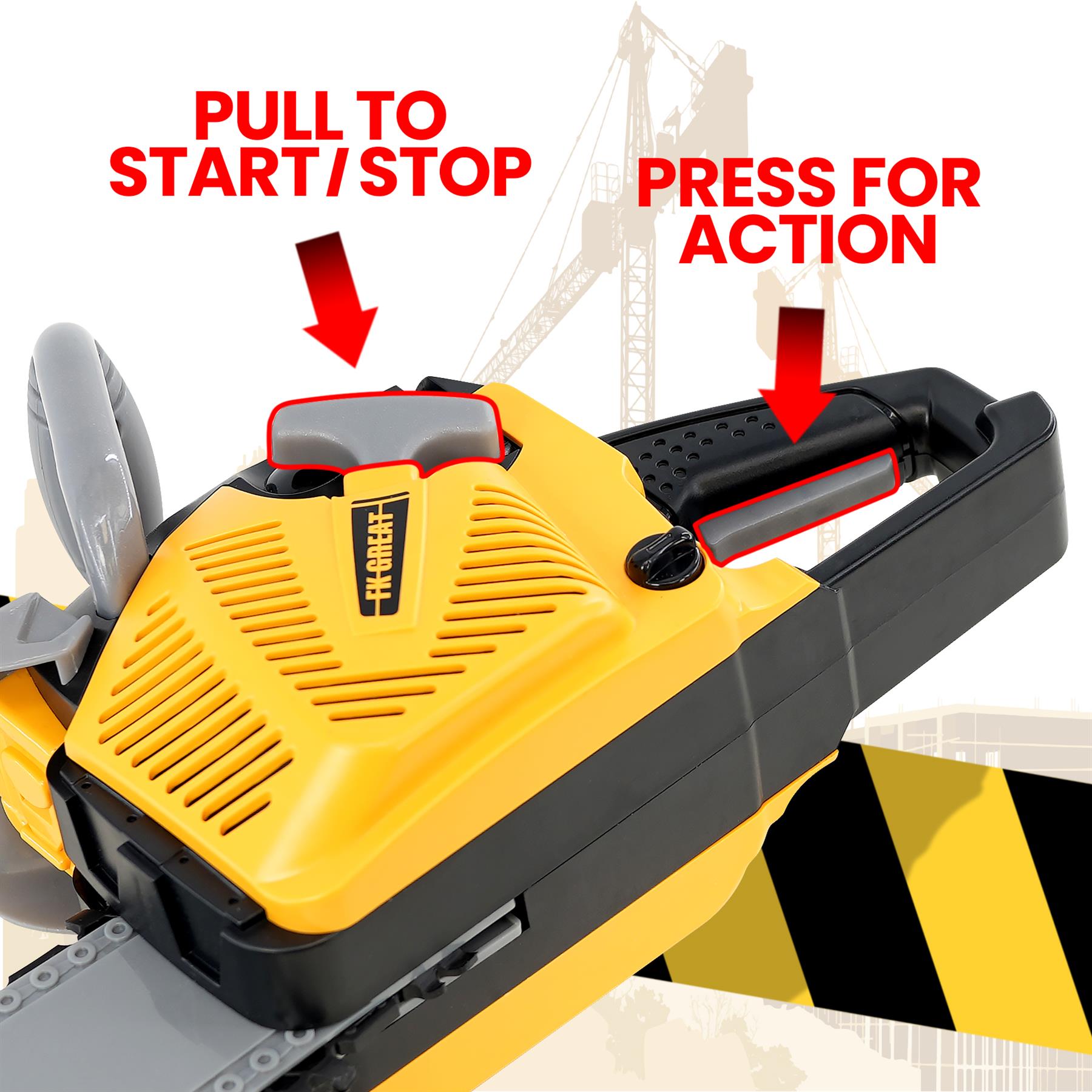 Kids Pretend Chainsaw Toy by The Magic Toy Shop - The Magic Toy Shop