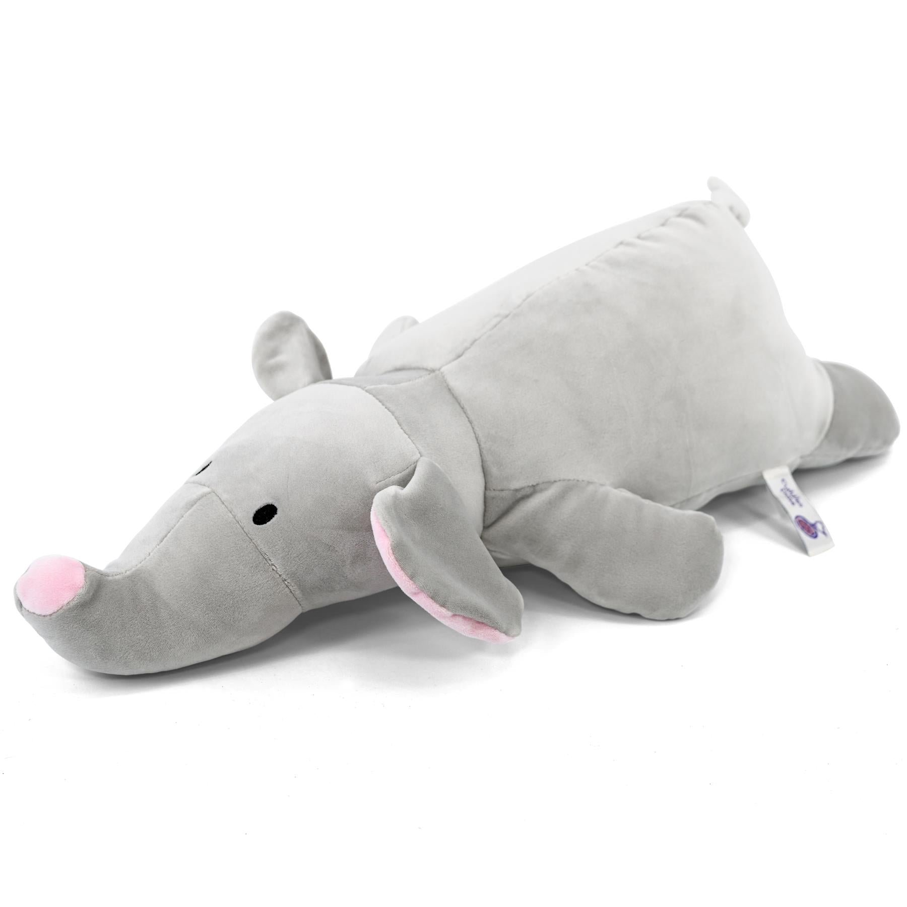 20” Super-Soft Elephant Plush Pillow Toy by The Magic Toy Shop - The Magic Toy Shop