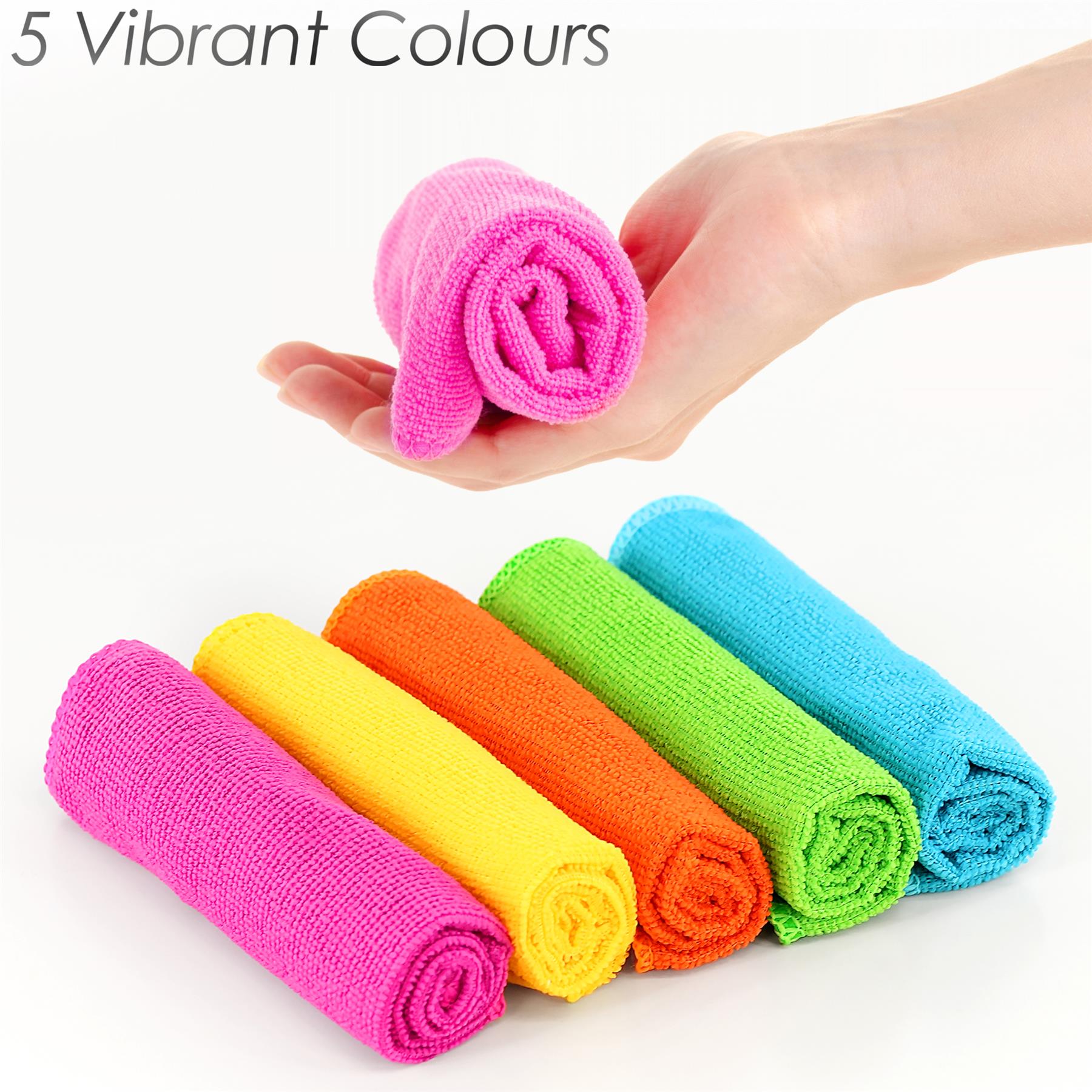 Set Of 10 Microfibre Cleaning Cloths by MTS - The Magic Toy Shop