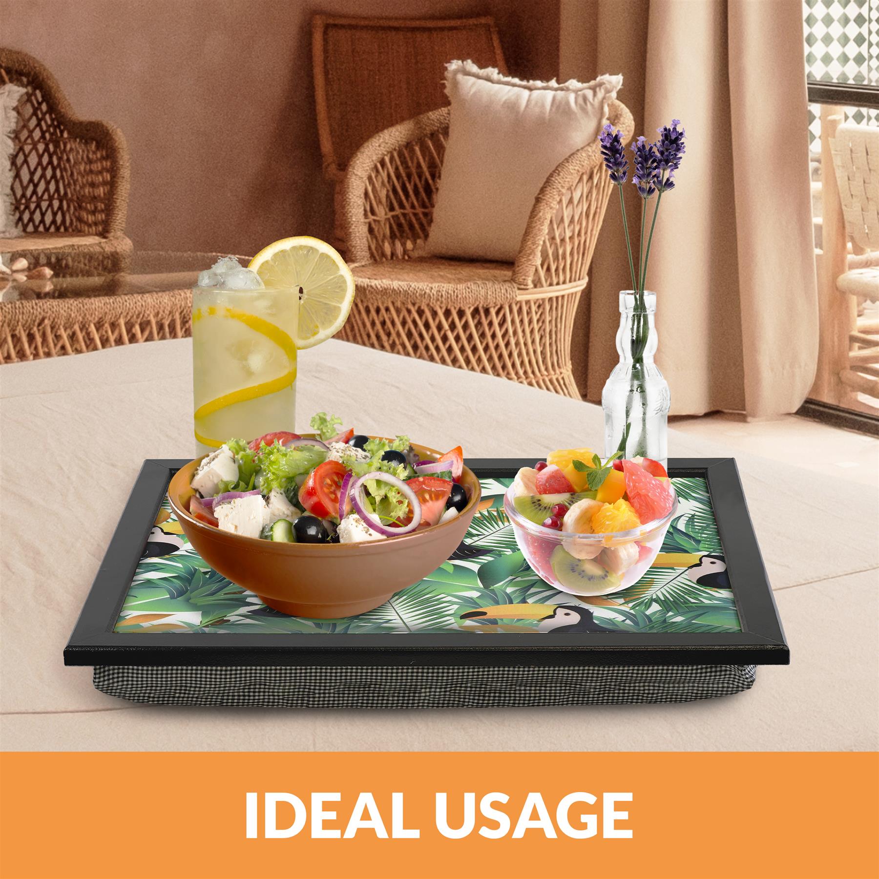 Tropical Lap Tray With Bean Bag Cushion by Geezy - The Magic Toy Shop